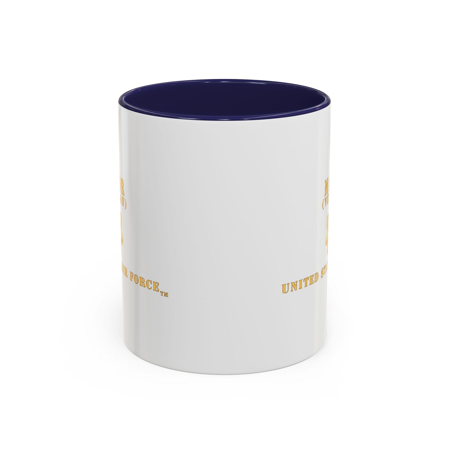 Accent Coffee Mug (11oz & 15oz) - USAF - Major - MAJ - Veteran X 300