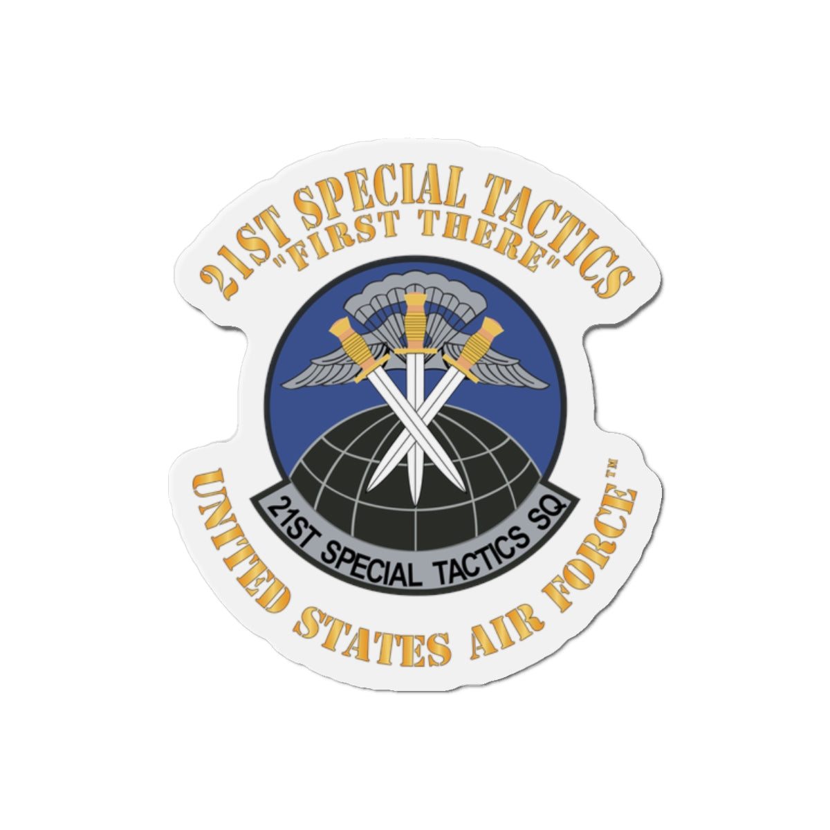 Die-Cut Magnet - USAF - 21st Special Tactics Squadron - First There