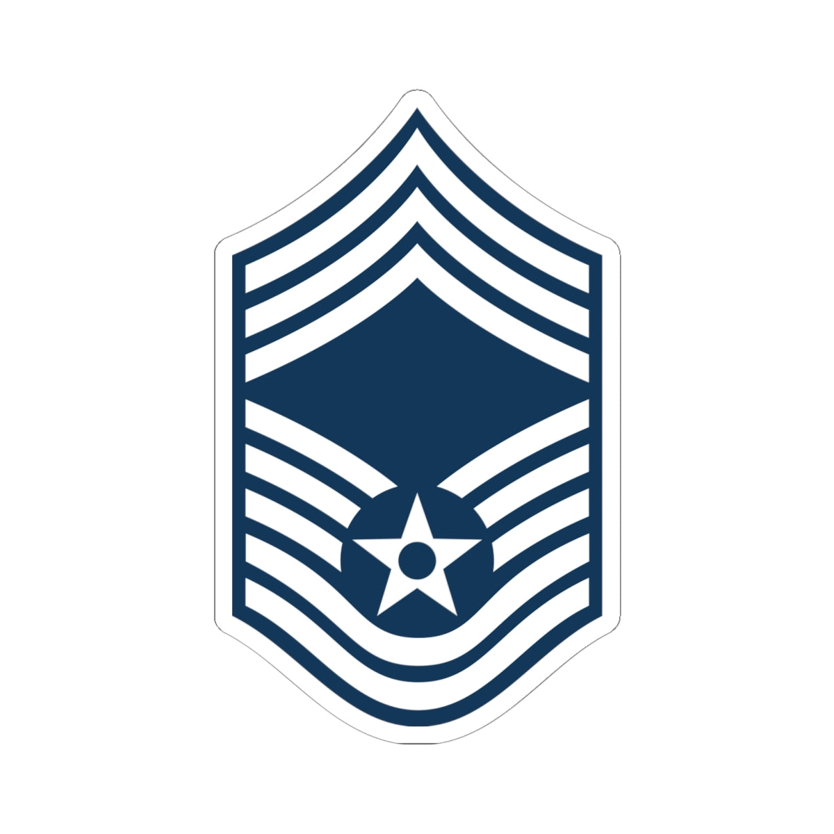 Kiss-Cut Stickers - USAF - Chief Master Sergeant (E9a) - 2020