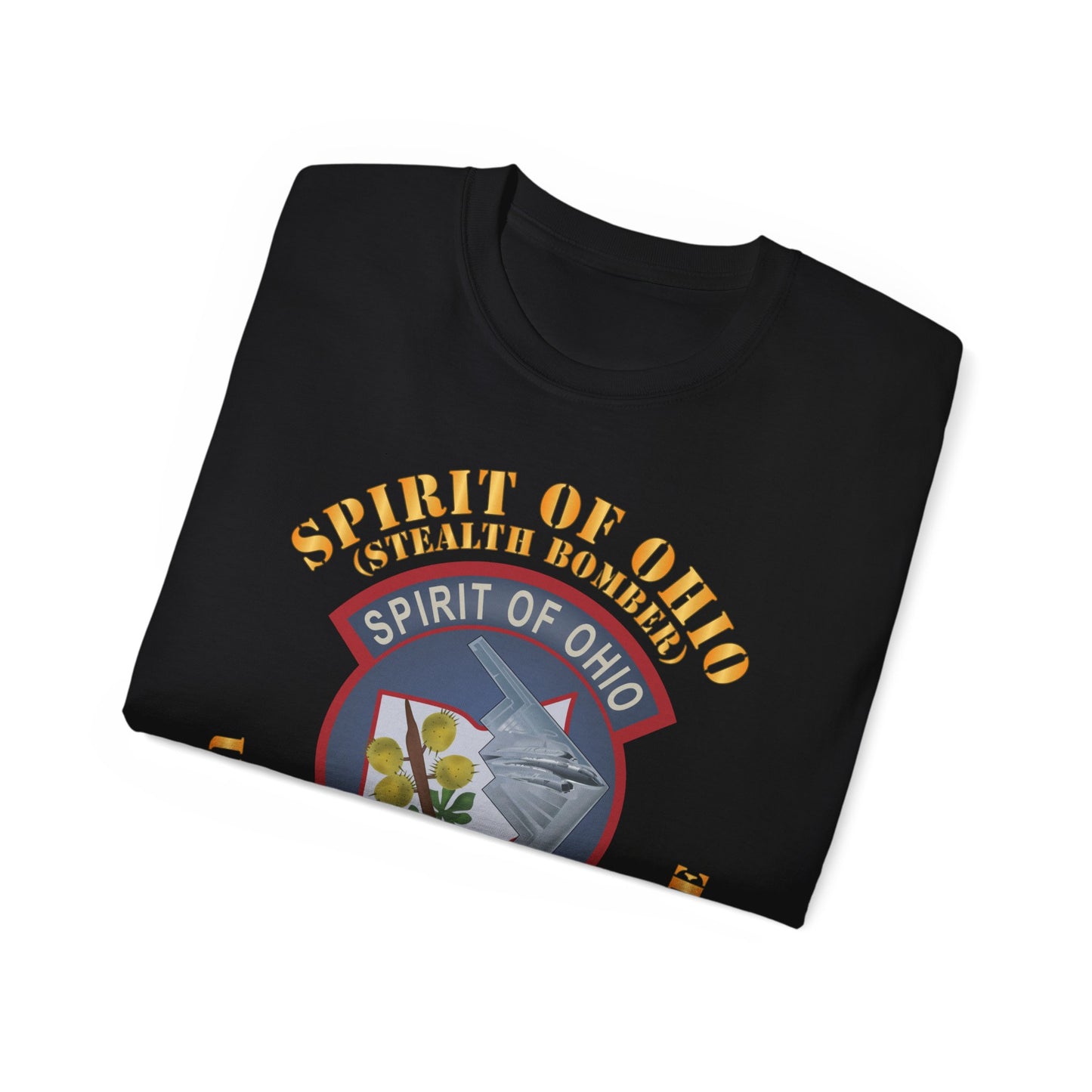 Unisex Ultra Cotton Tee - USAF - B2 - Spirit of Ohio - Stealth Bomber X 300