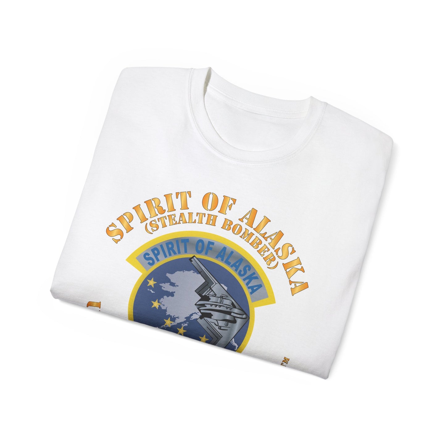 Unisex Ultra Cotton Tee - USAF - B2 - Spirit of Alaska - Stealth Bomber X 300