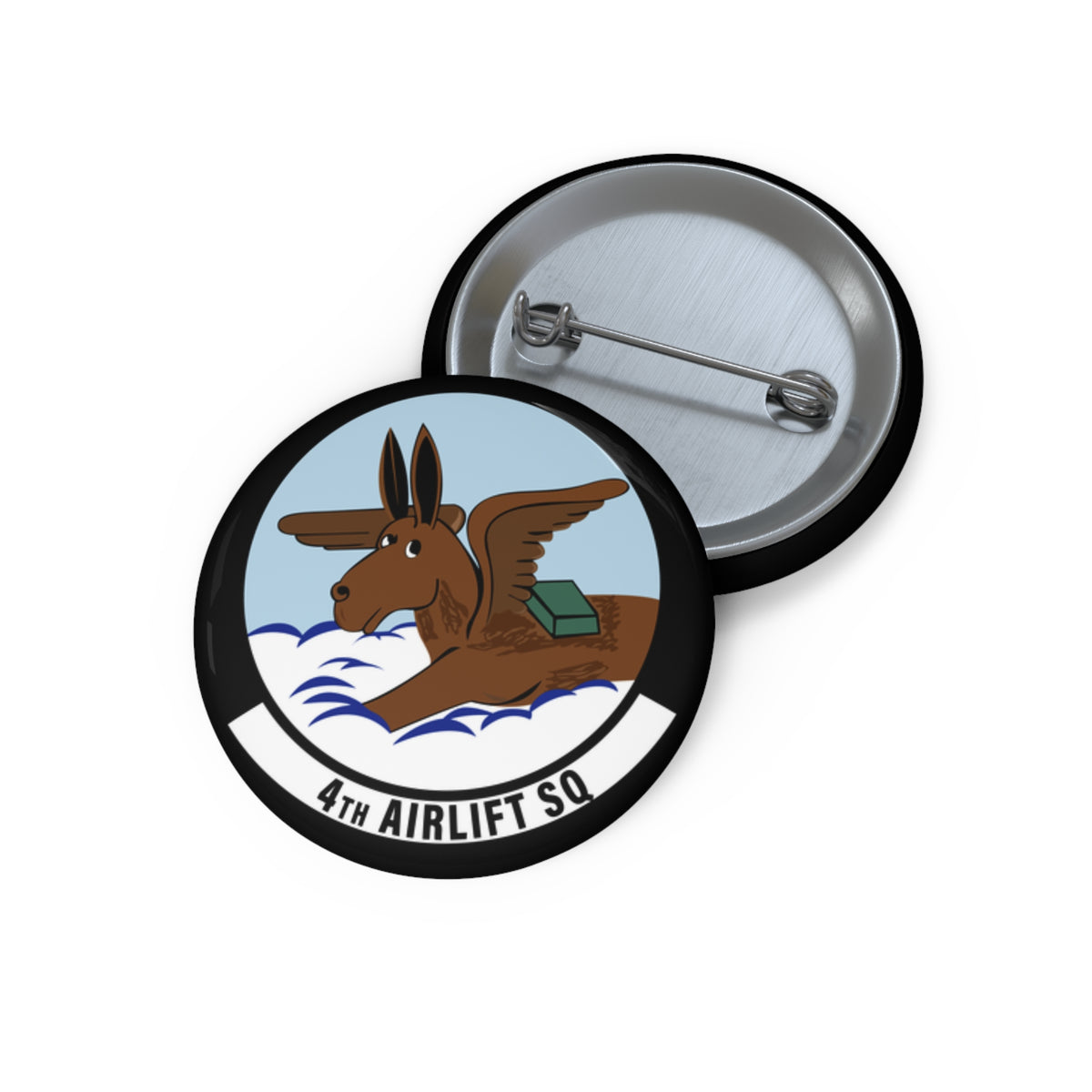 Custom Pin Button - USAF - 4th Airlift Squadron wo txt X 300