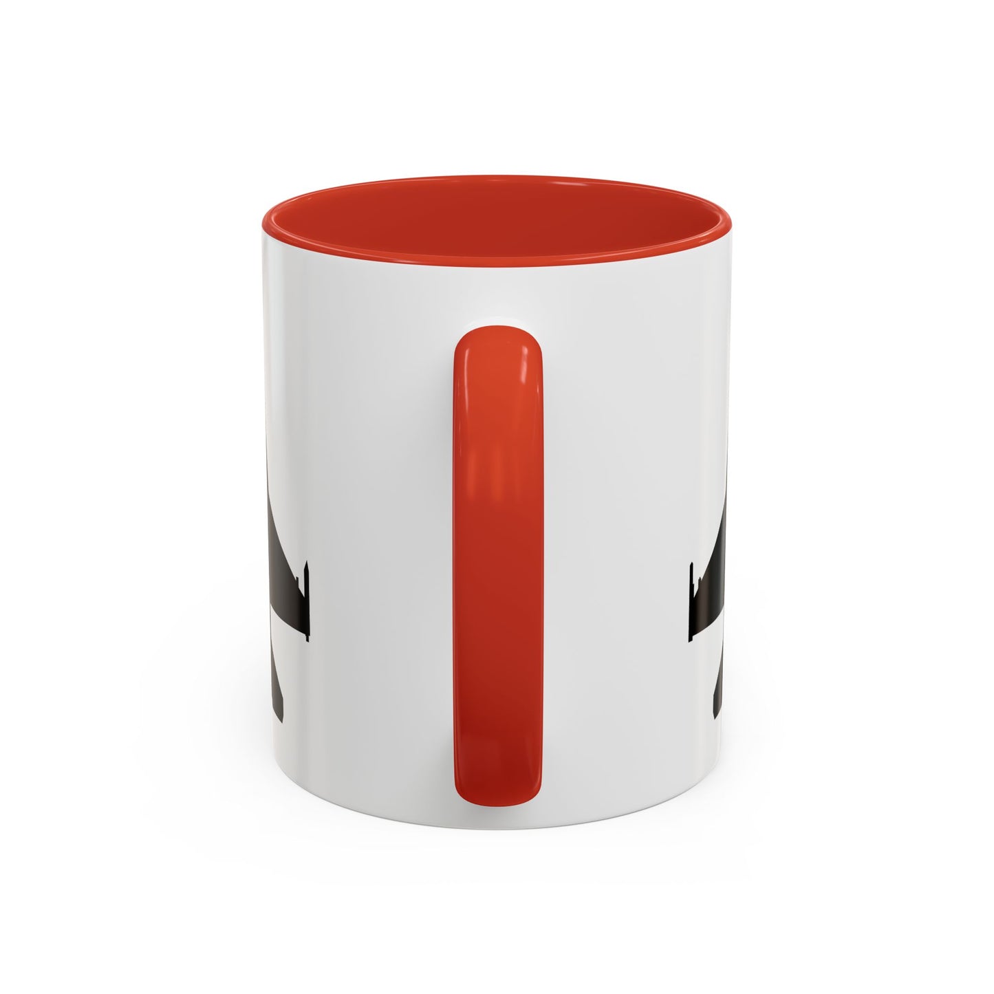 Accent Coffee Mug (11oz & 15oz) - Aircraft - F-16 -Top - Black wo Txt X 300