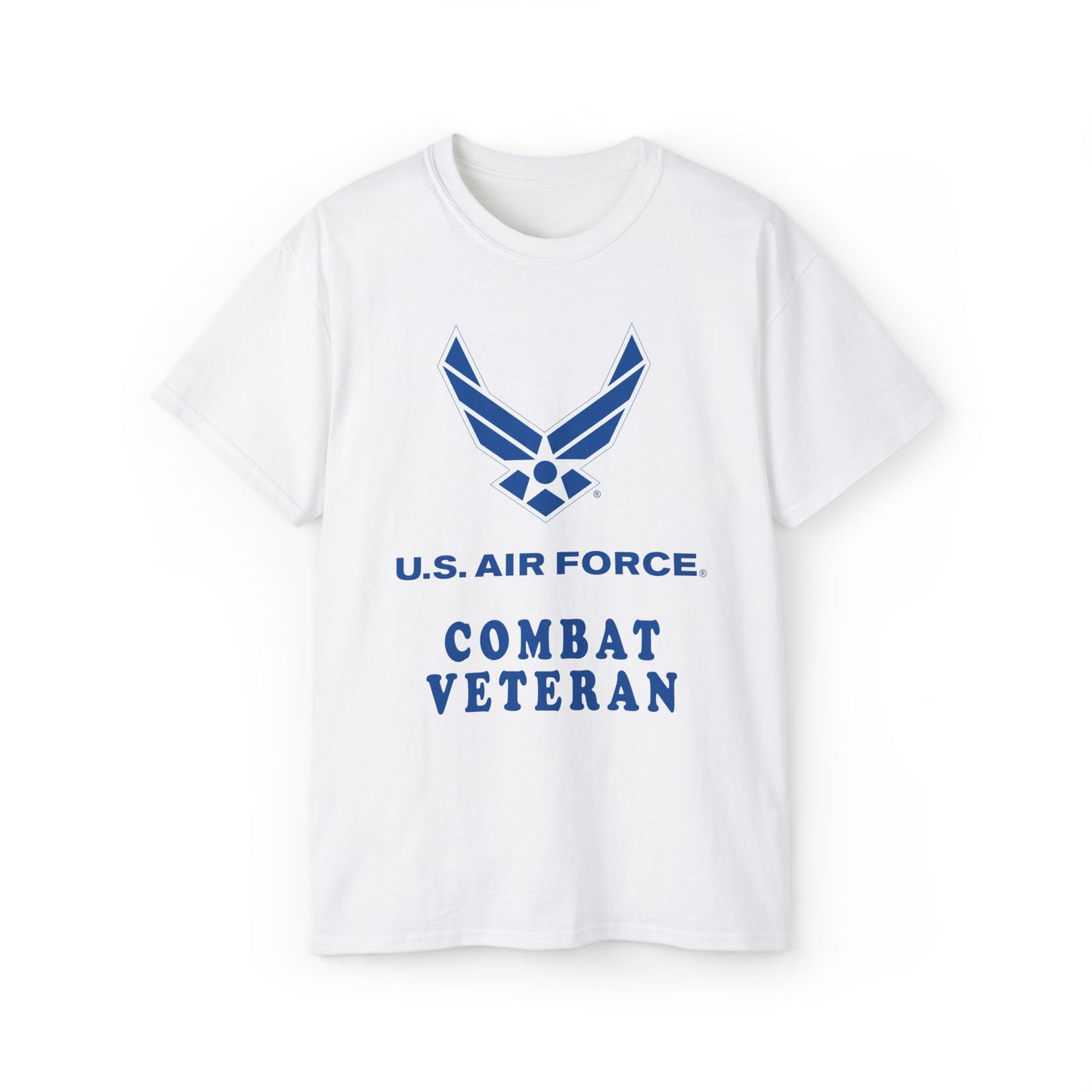 Unisex Ultra Cotton Tee - USAF - Air Force - Combat Veteran X 300