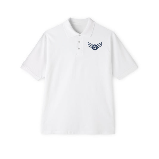 Men's Piqué Polo - USAF - Airman - First Class (E3) - 2020