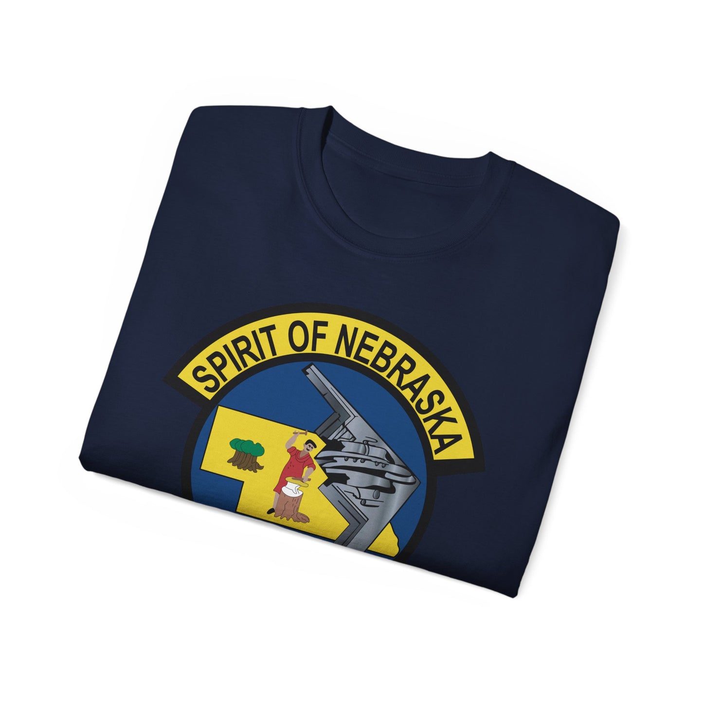 Unisex Ultra Cotton Tee - USAF - B2 - Spirit of Nebraska - Stealth Bomber wo txt X 300