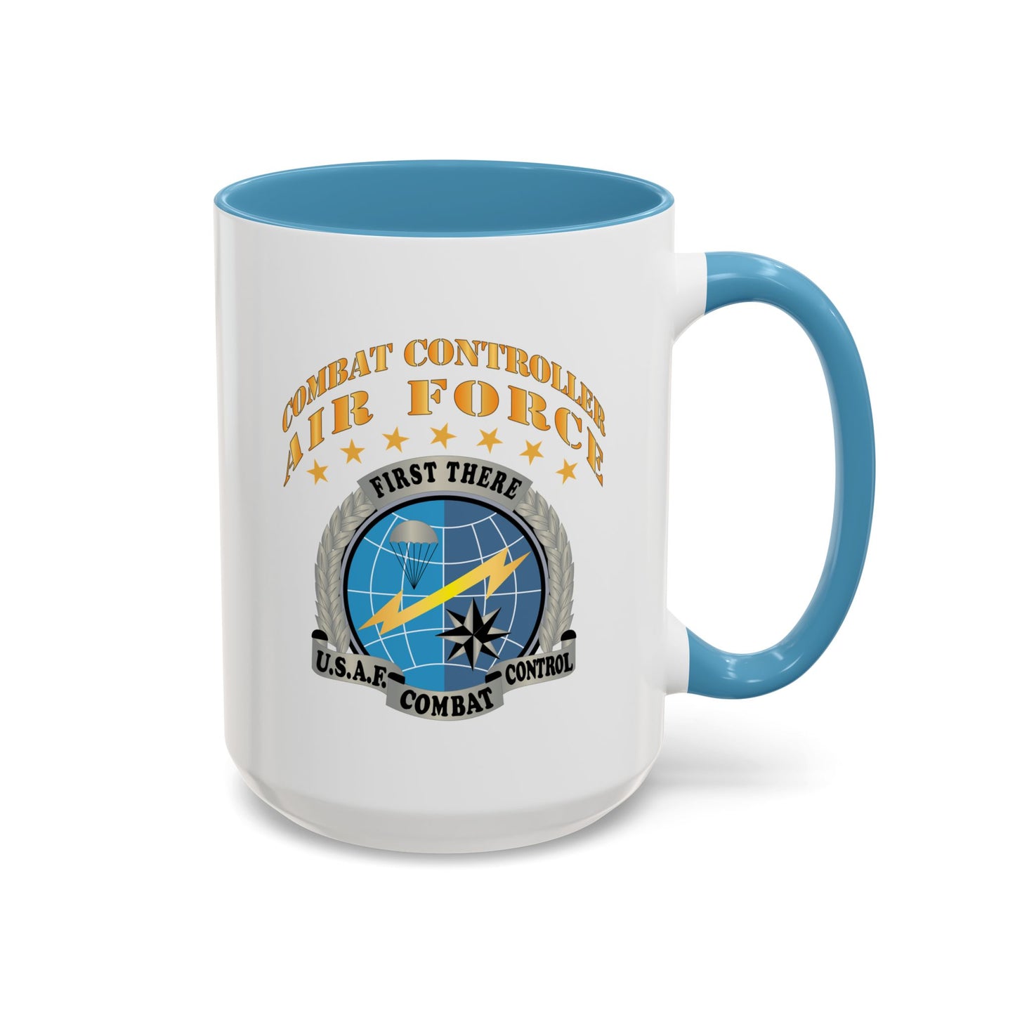 Accent Coffee Mug (11oz & 15oz) - USAF - Combat Controller X 300