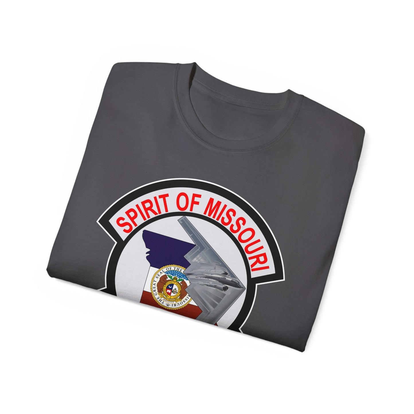 Unisex Ultra Cotton Tee - USAF - B2 - Spirit of Missouri - Stealth Bomber wo Txt