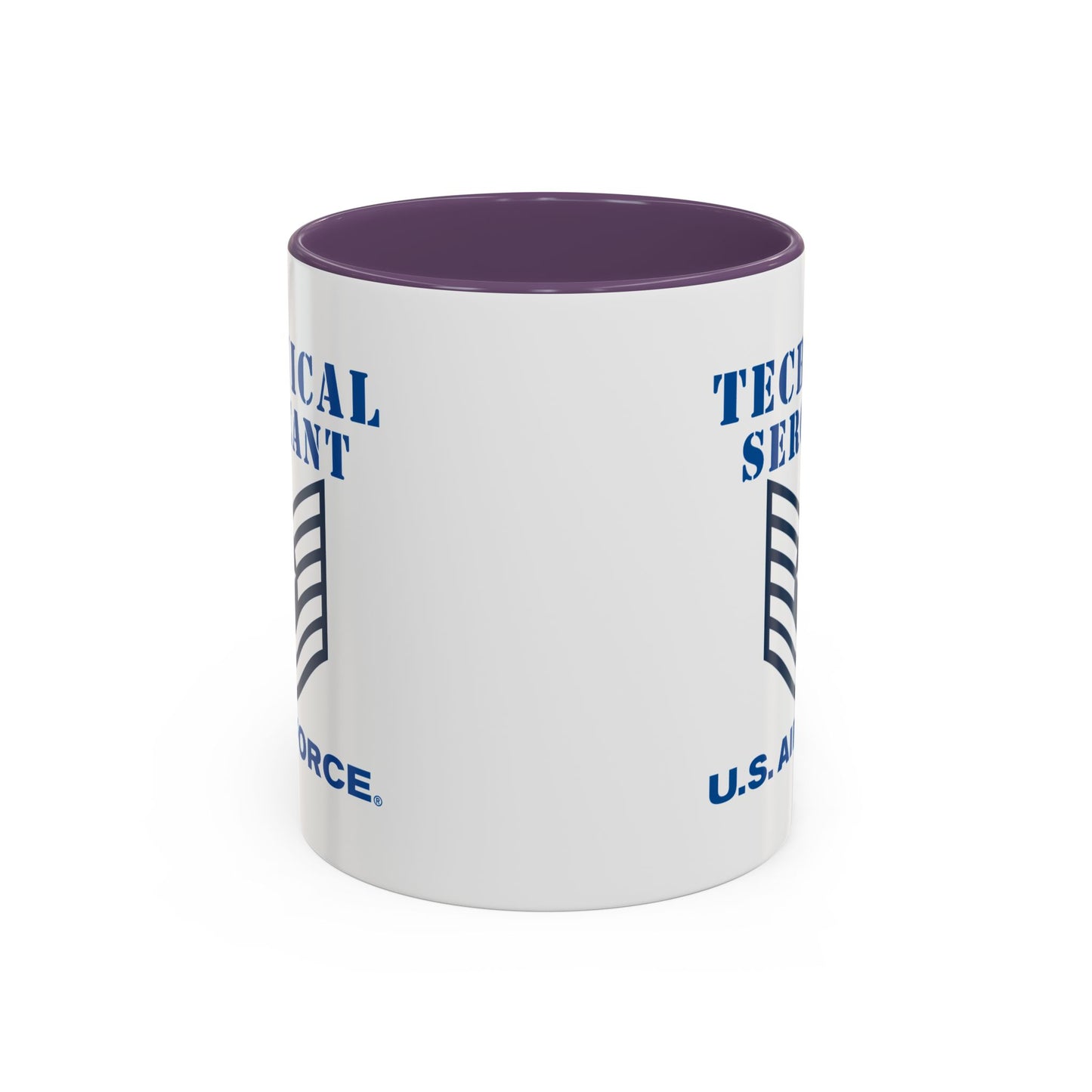 Accent Coffee Mug (11oz & 15oz) - USAF - Technical Sergeant (E6) - 2020 - US Air Force w Text X 300