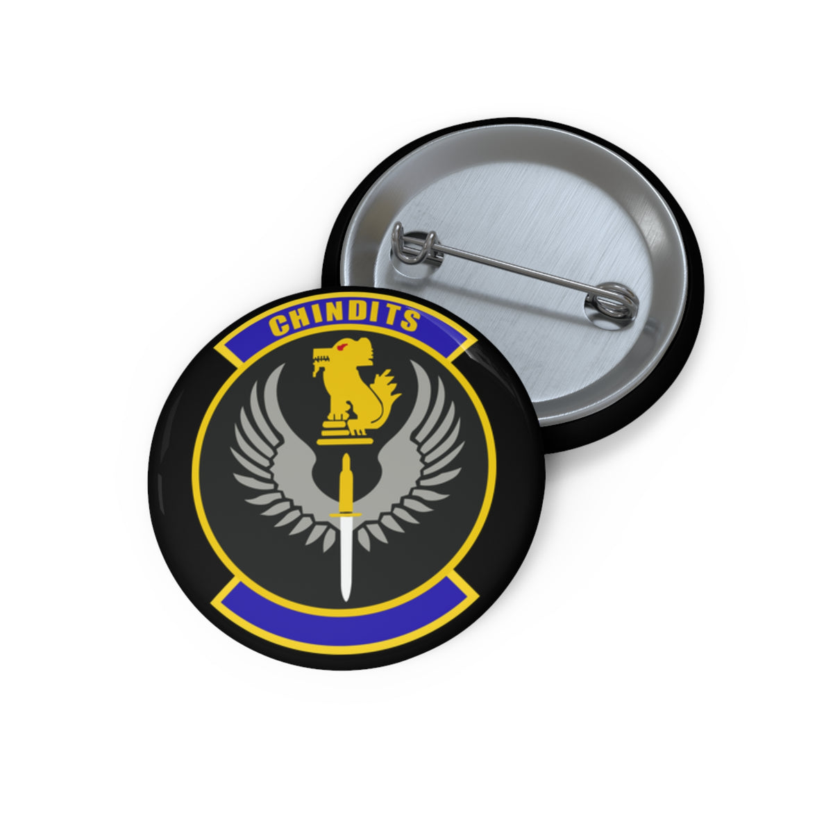 Custom Pin Button - USAF - 1st Special Operations Theater Air Operations Sq wo txt X 300