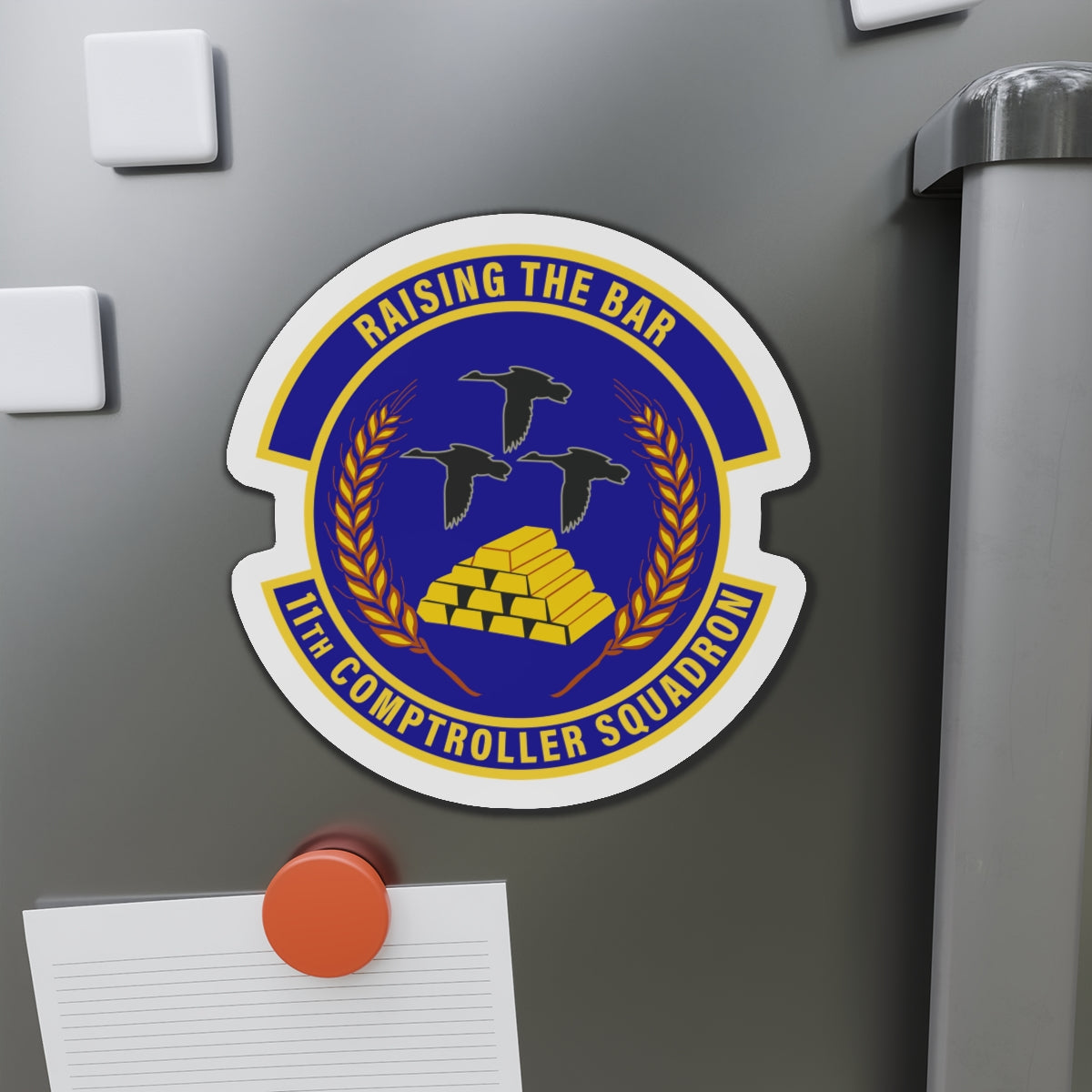 Die-Cut Magnet - USAF - 11th Comptroller Squadron wo txt