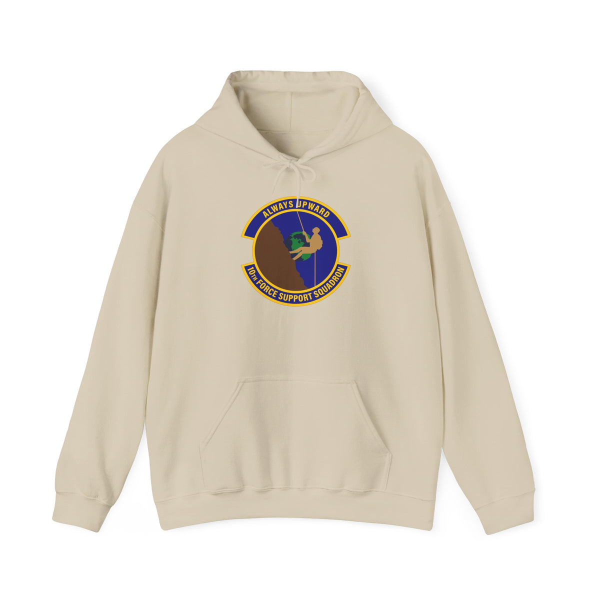 Unisex Heavy Blend Hooded Sweatshirt - USAF - 10th Force Support Squadron wo txt