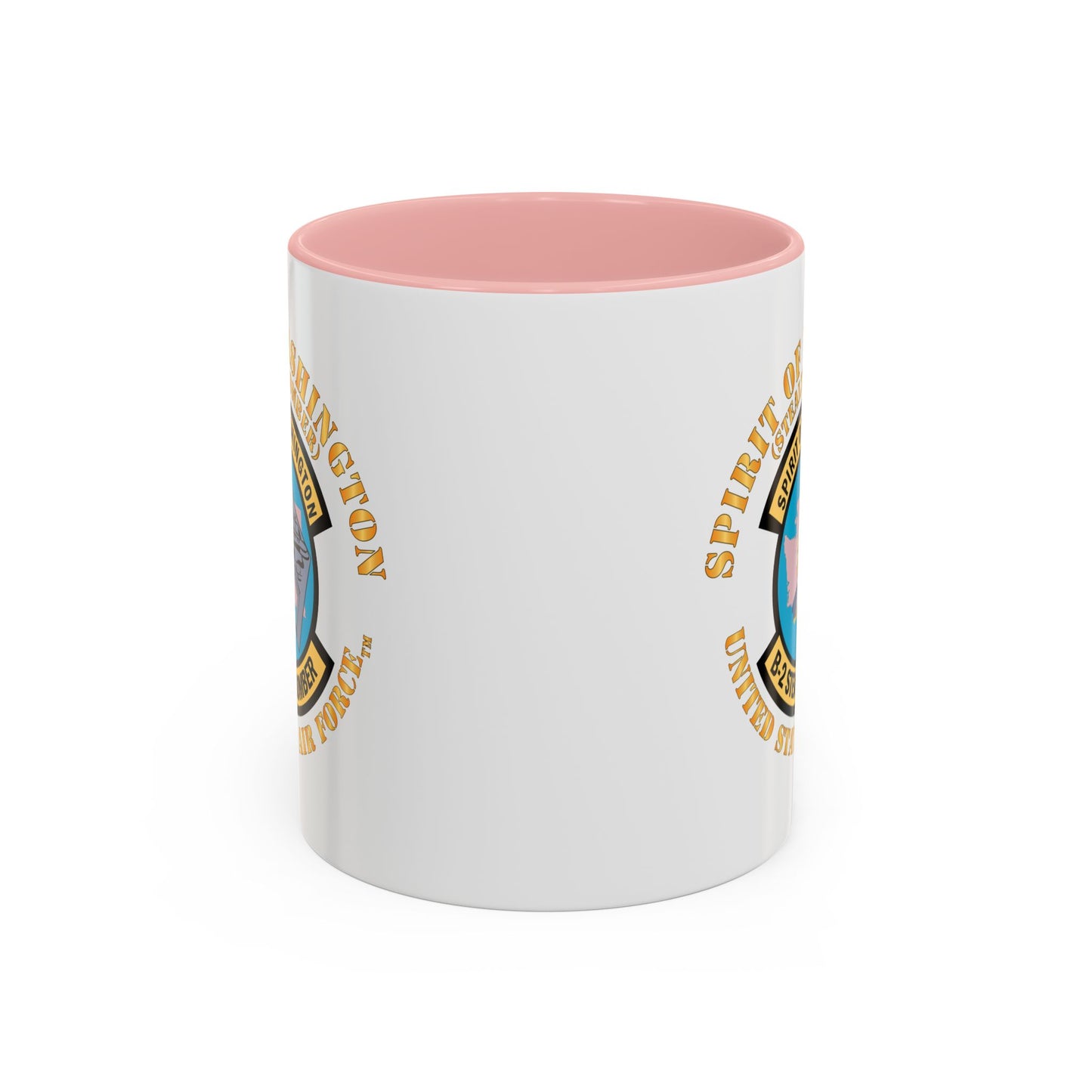 Accent Coffee Mug (11oz & 15oz) - USAF - B2 - Spirit of Washington - Stealth Bomber X 300