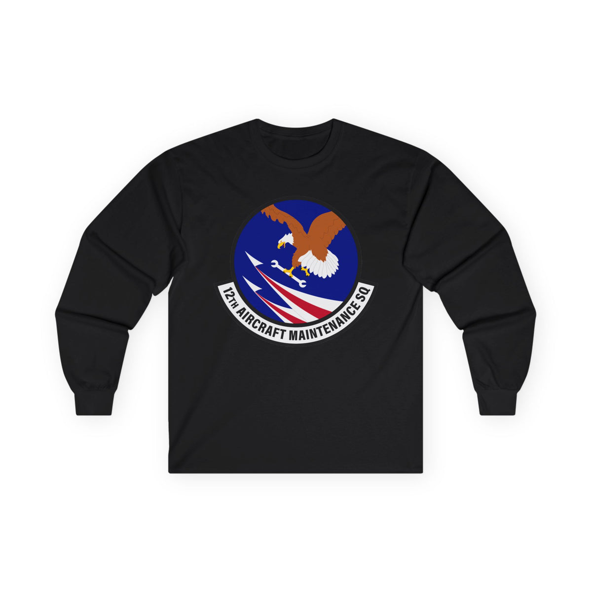 Unisex Ultra Cotton Long Sleeve Tee - USAF - 12th Aircraft Maintenance Squadron wo txt