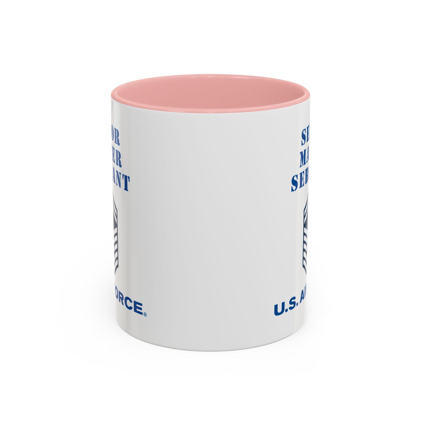 Accent Coffee Mug (11oz & 15oz) - USAF - Senior Master Sergeant (E8a) - 2020 - US Air Force w Text X 300