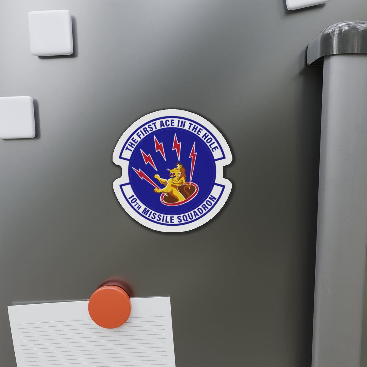 Die-Cut Magnet - USAF - 10th Missile Squadron wo txt
