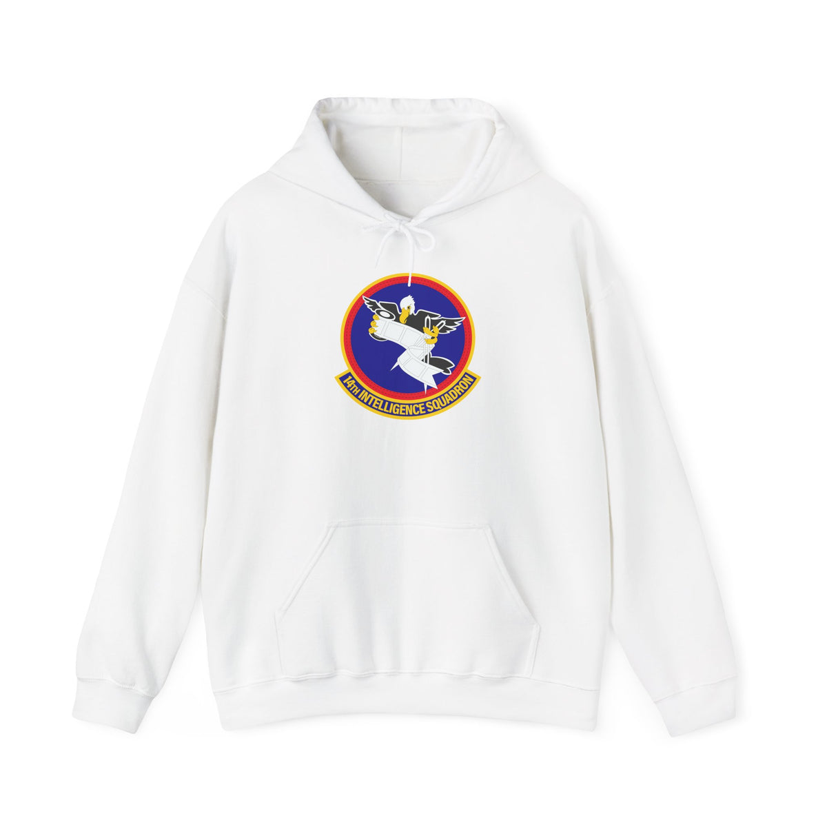 Unisex Heavy Blend Hooded Sweatshirt - USAF - 14th Intelligence Squadron wo txt
