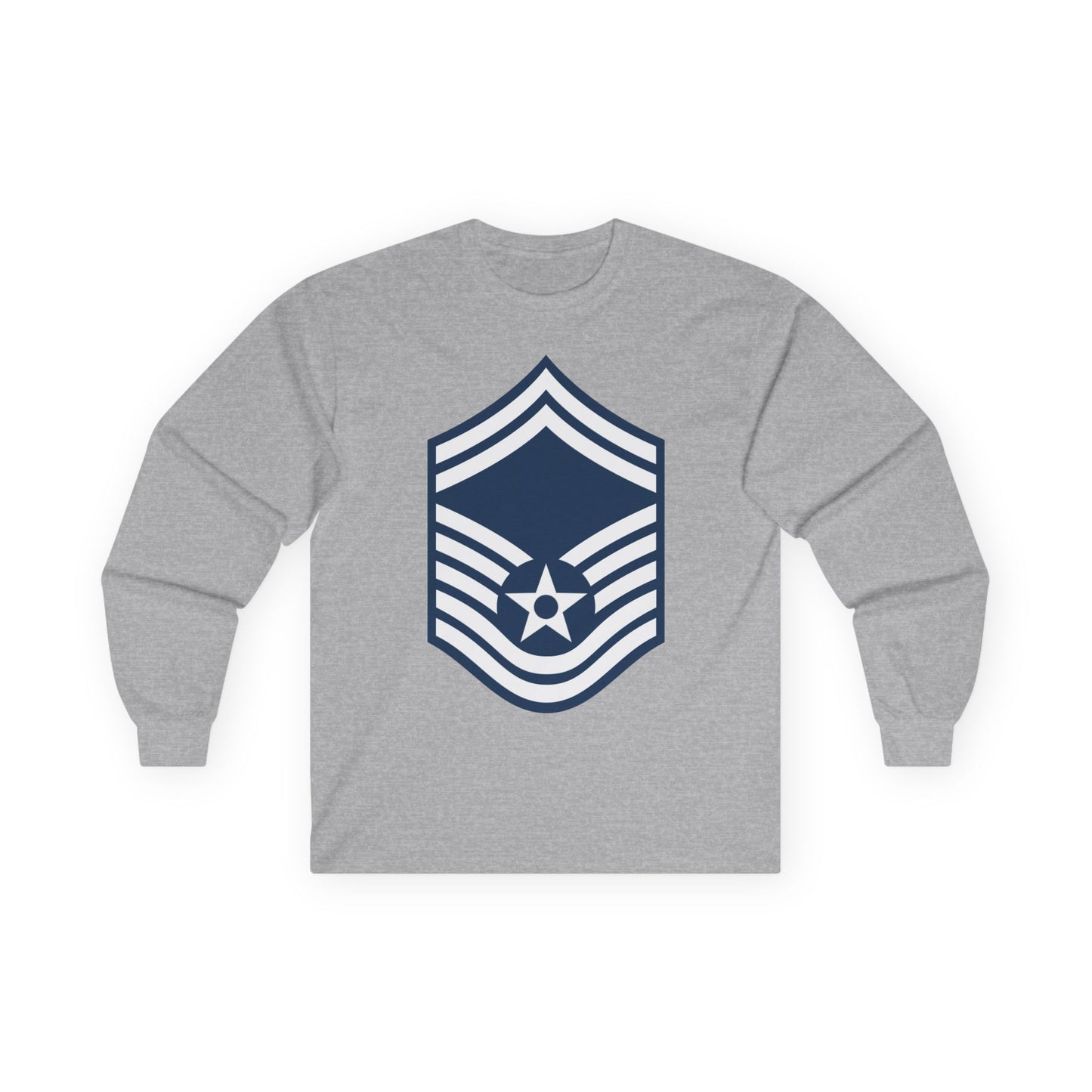 Unisex Ultra Cotton Long Sleeve Tee - USAF - Senior Master Sergeant (E8a) - 2020