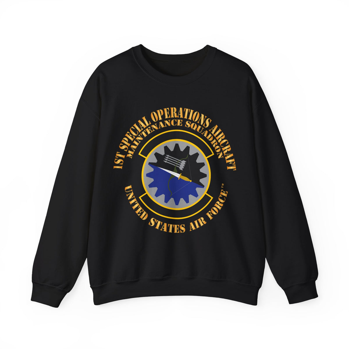 Crewneck Sweatshirt - USAF - 1st Special Operations Aircraft Maintenance Squadron X 300