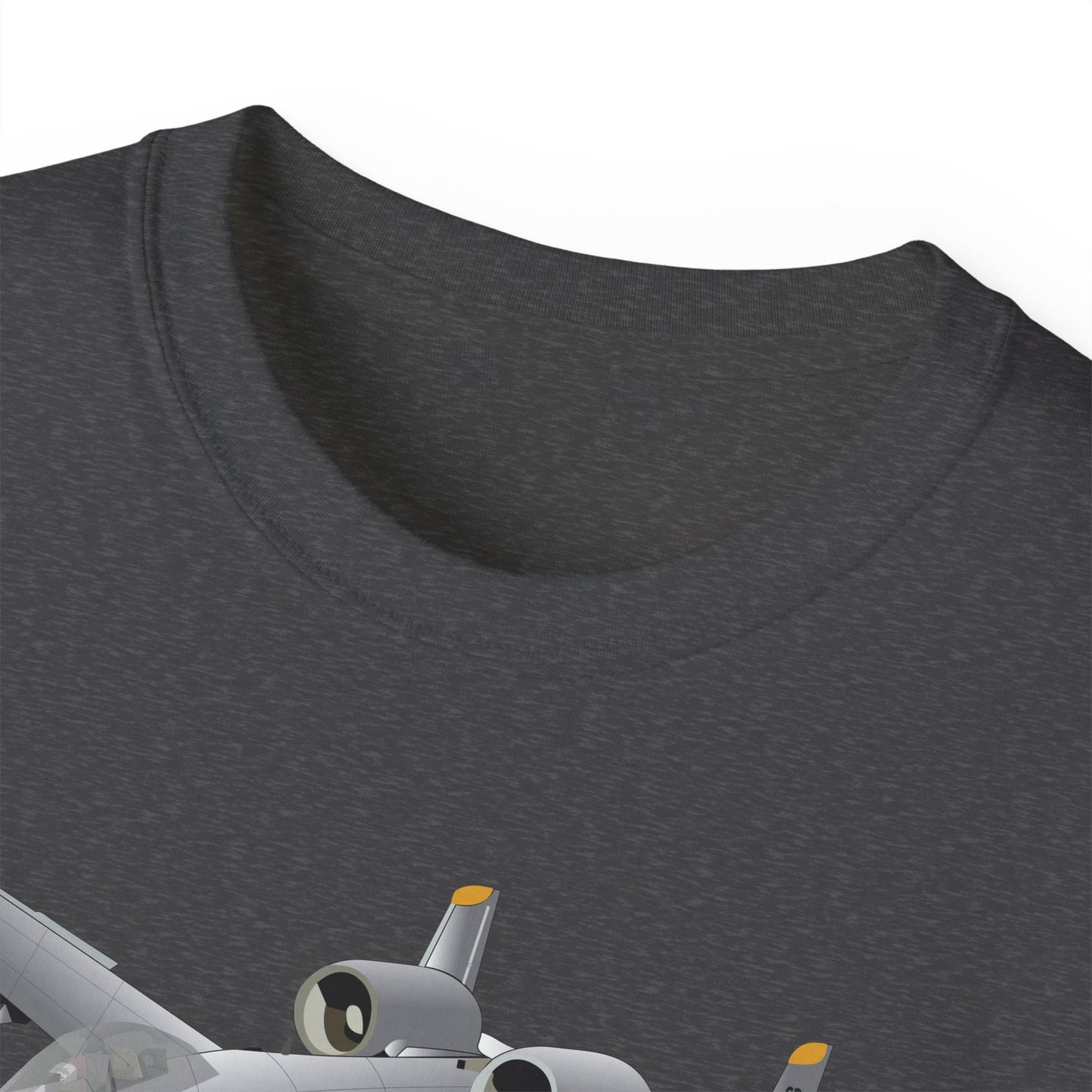 Unisex Ultra Cotton Tee - Aircraft - A10 - Front - Top - Oblique X 300