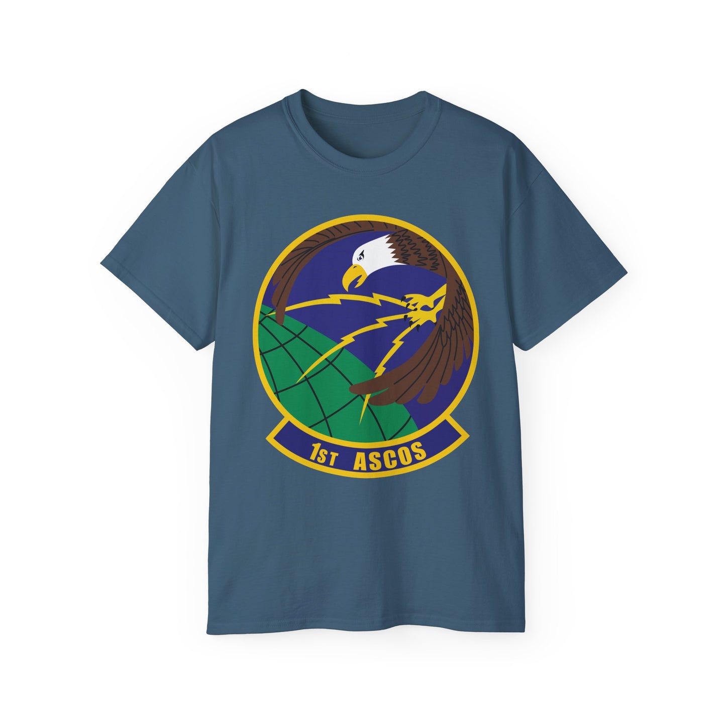 Unisex Ultra Cotton Tee - USAF - 1st Air & Space Communications Operations Sq wo txt X 300