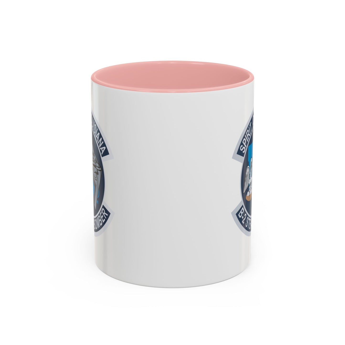 Accent Coffee Mug (11oz & 15oz) - USAF - B2 - Spirit of Louisiana - Stealth Bomber wo txt X 300