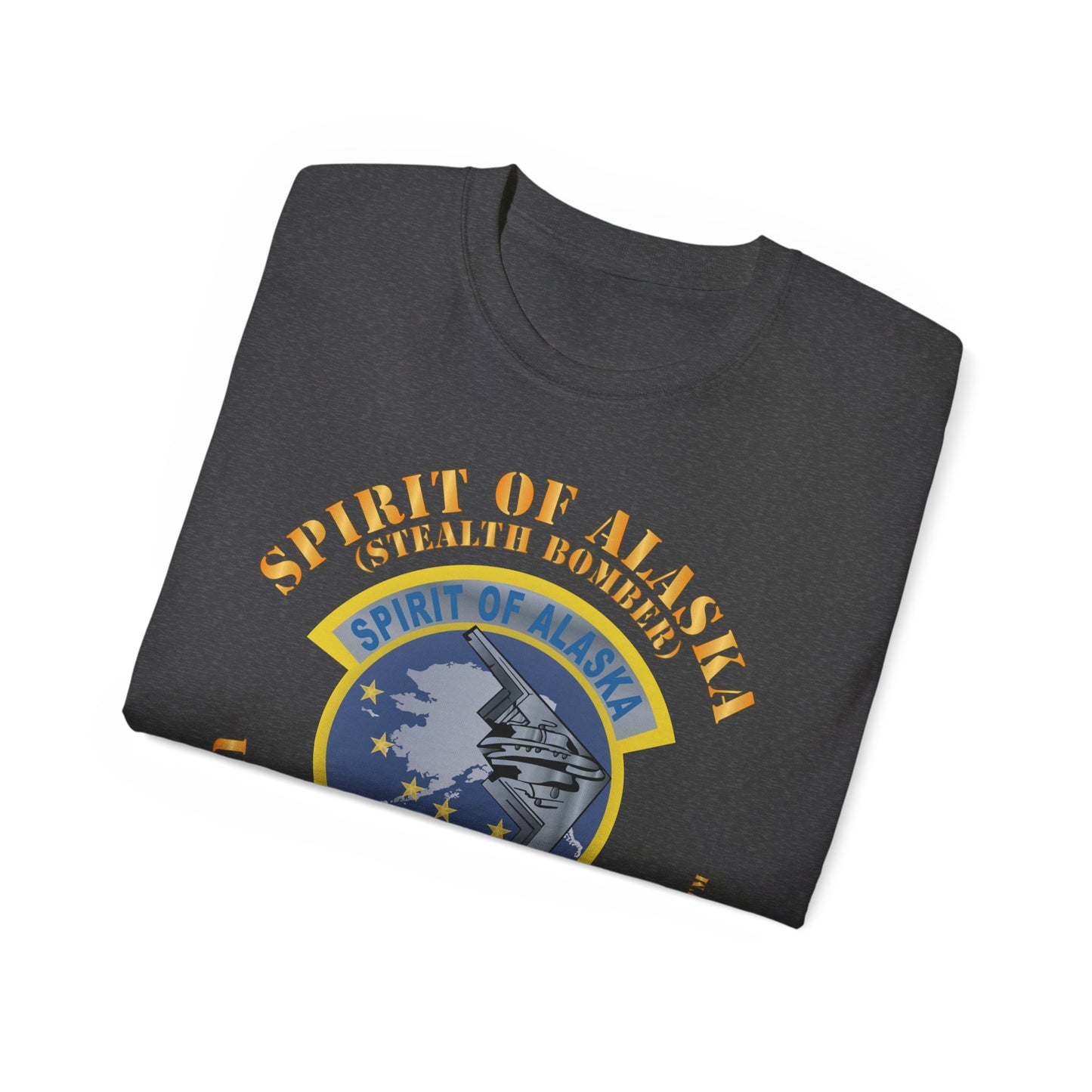Unisex Ultra Cotton Tee - USAF - B2 - Spirit of Alaska - Stealth Bomber X 300