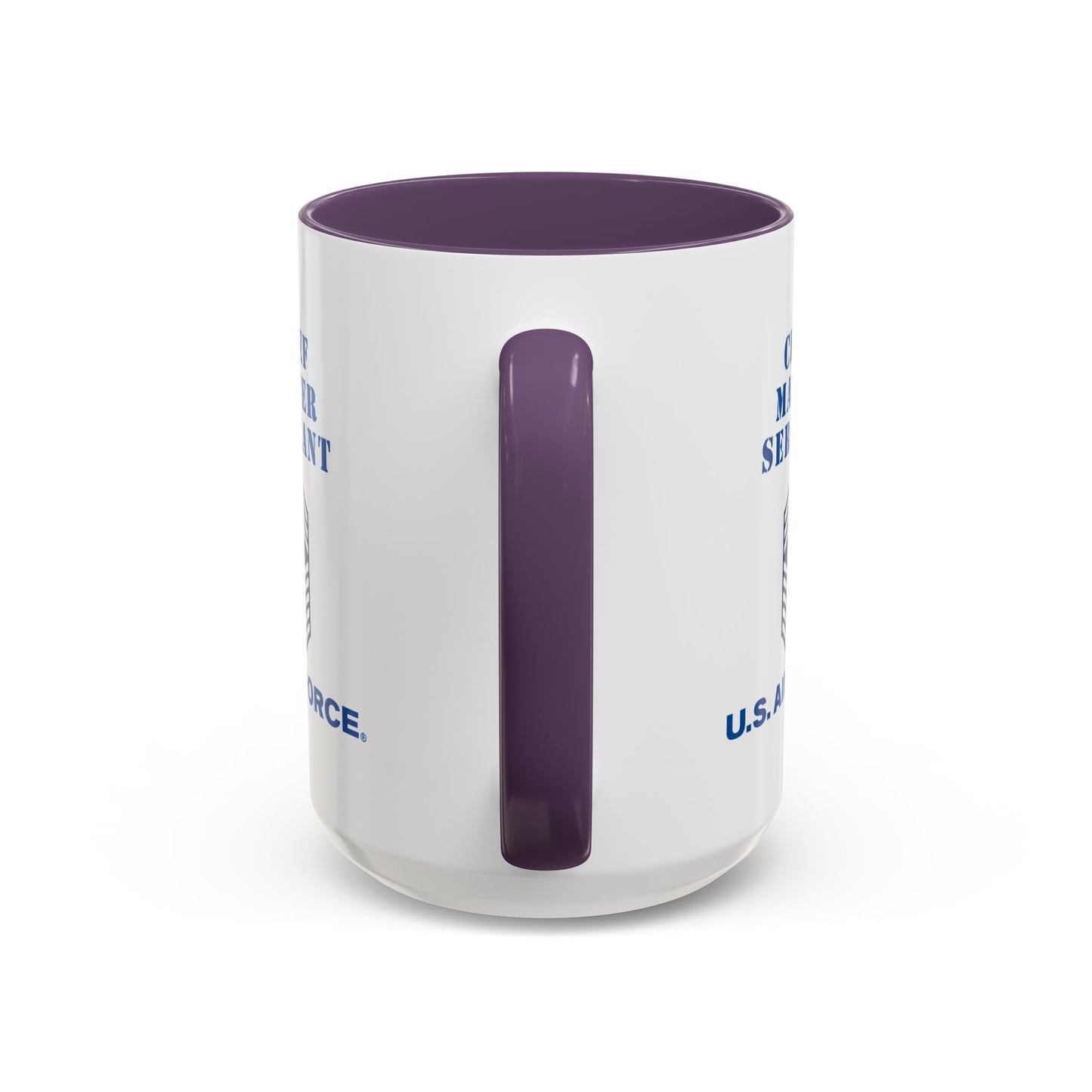 Accent Coffee Mug (11oz & 15oz) - USAF - Chief Master Sergeant (E9a) - 2020 - US Air Force w Text X 300