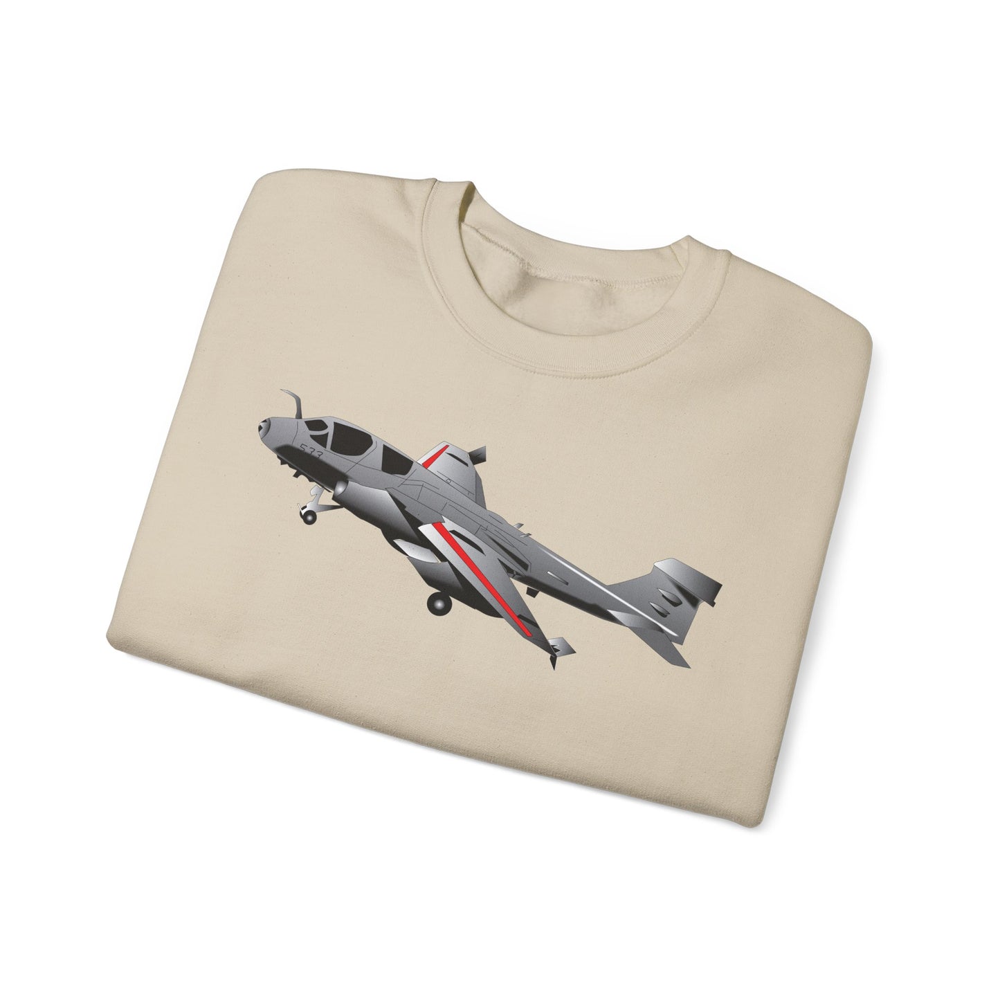 Crewneck Sweatshirt - Aircraft - Navy - A-6A Intruder X 300