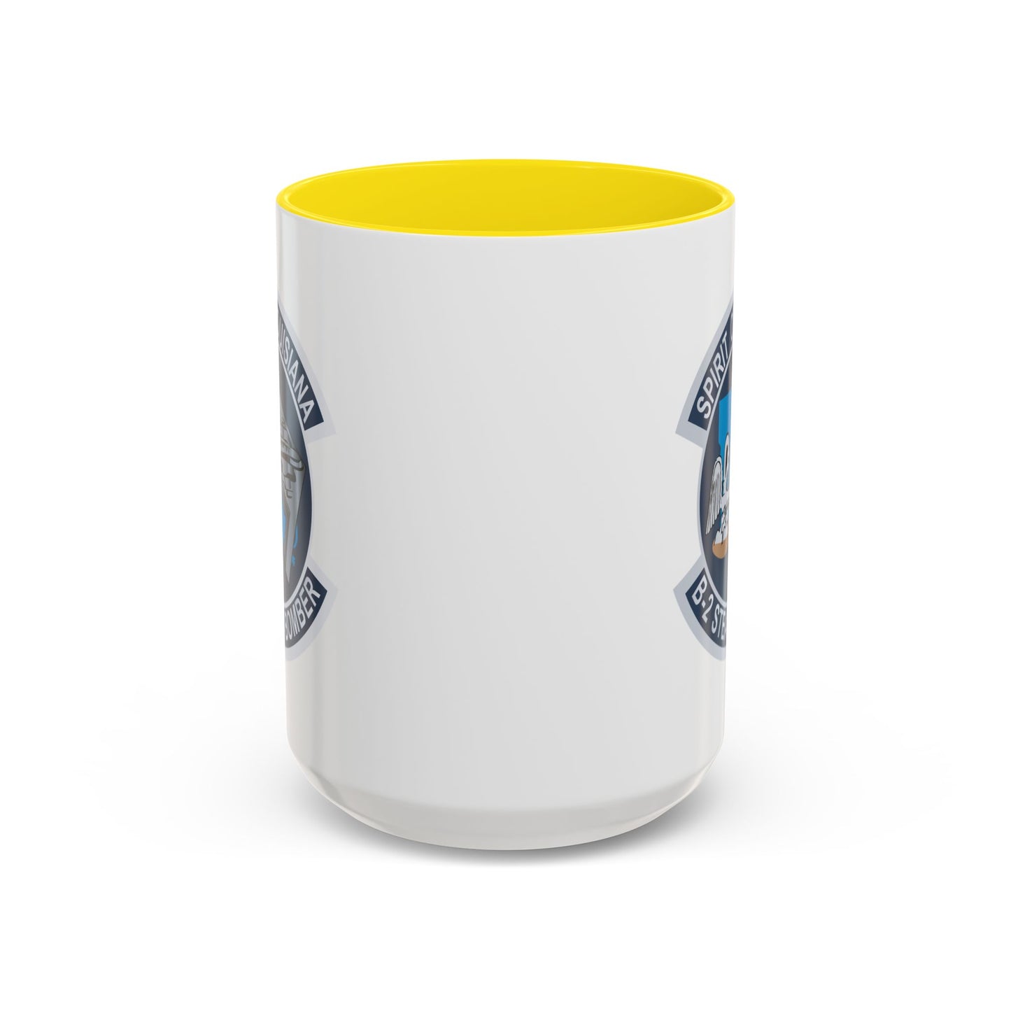 Accent Coffee Mug (11oz & 15oz) - USAF - B2 - Spirit of Louisiana - Stealth Bomber wo txt X 300