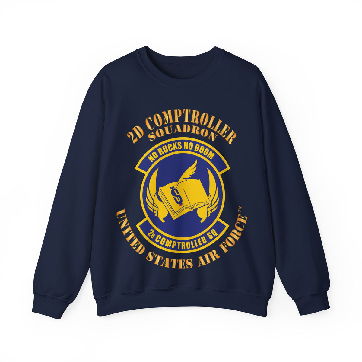 Crewneck Sweatshirt - USAF - 2d Comptroller Squadron
