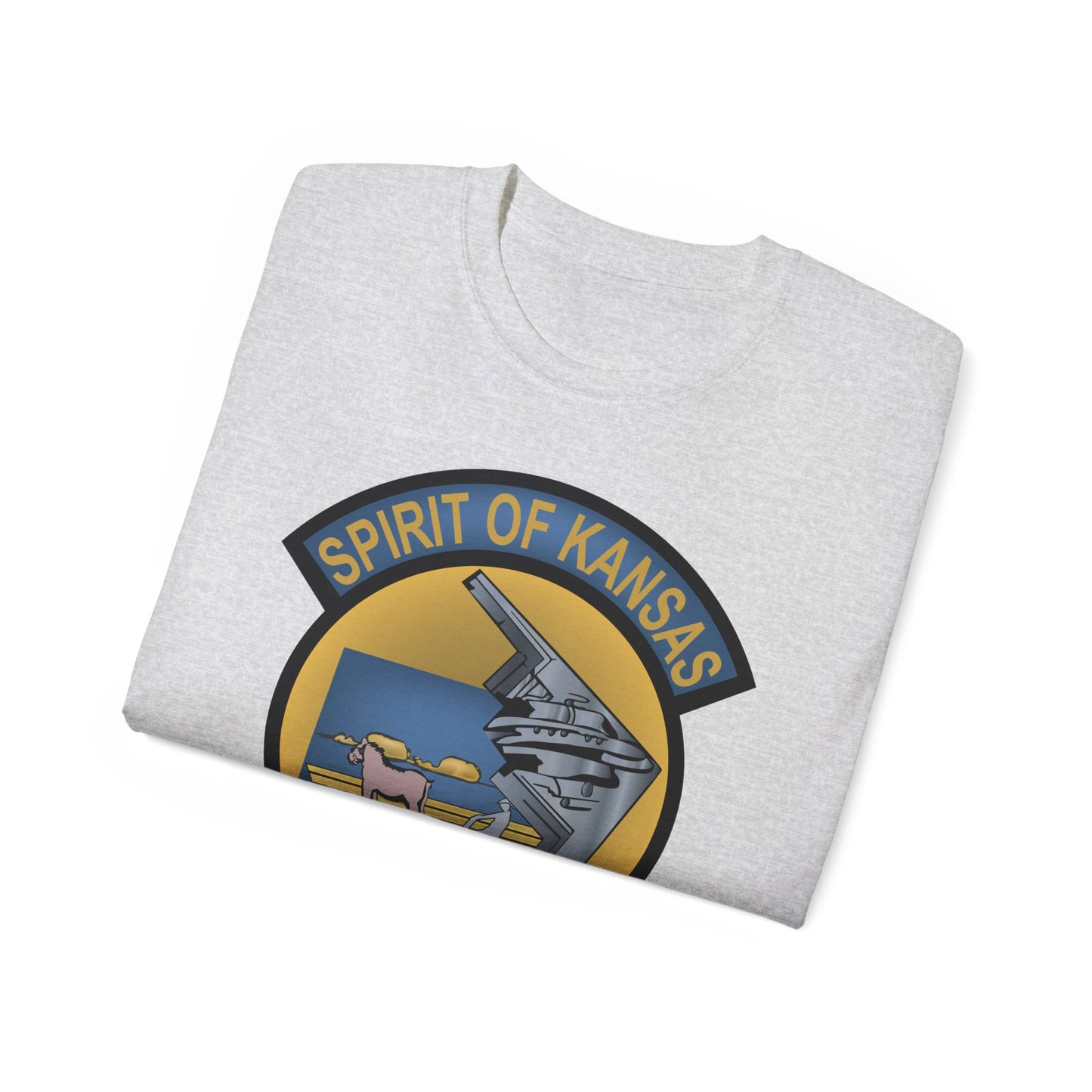 Unisex Ultra Cotton Tee - USAF - B2 - Spirit of Kansas - Stealth Bomber wo txt X 300