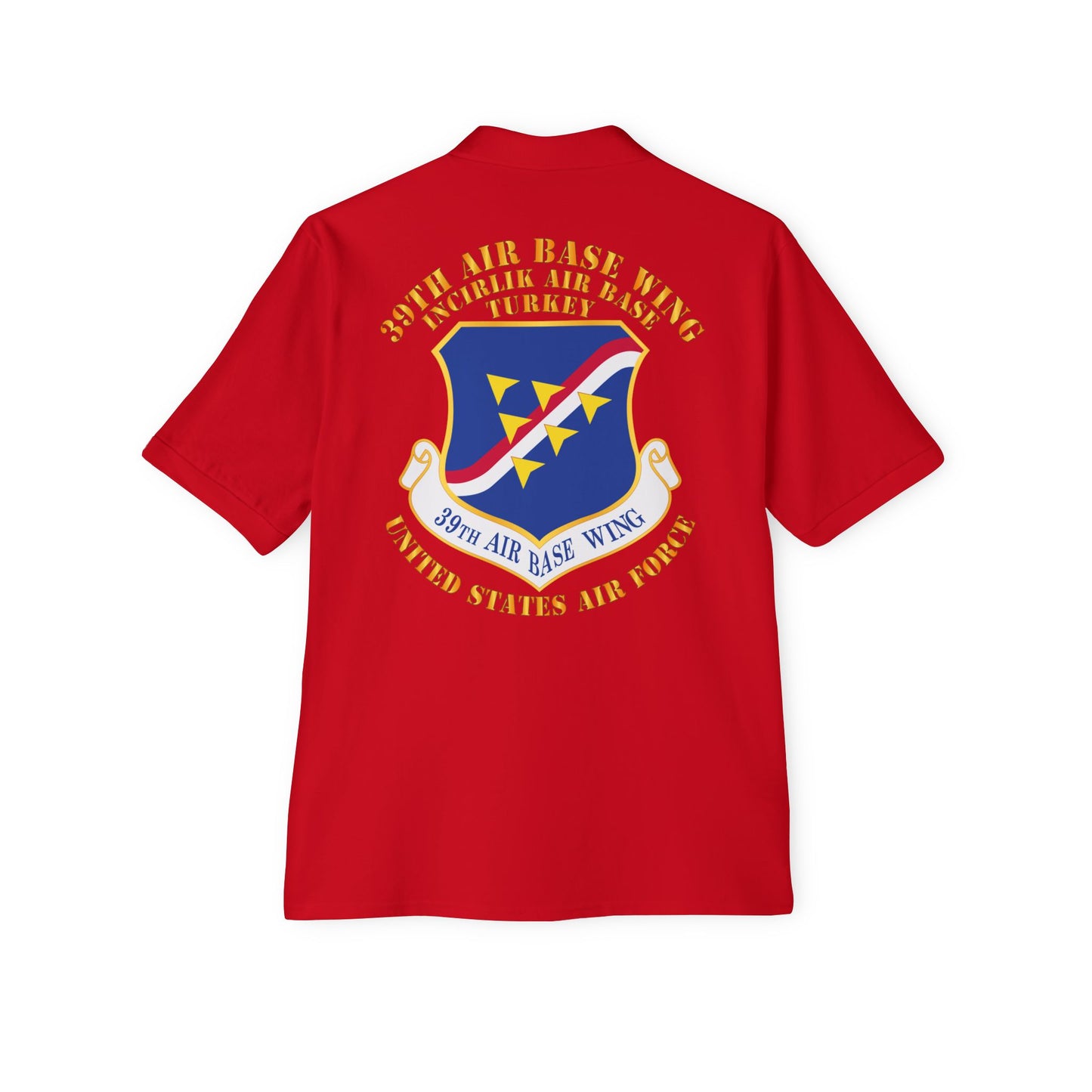 Men's Piqué Polo - USAF - 39th Airbase Wing - 3rd AF - Incirlik Air Base - Turkey