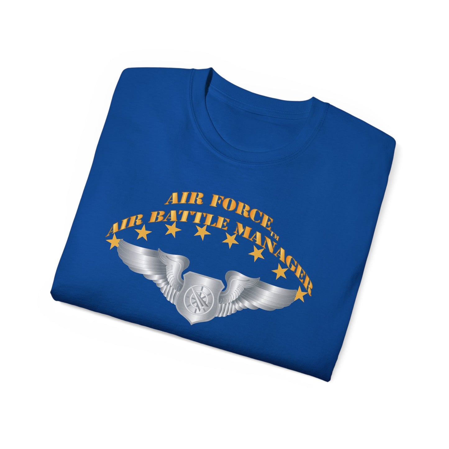 Unisex Ultra Cotton Tee - USAF - Air Battle Manager - Basic Wings X 300