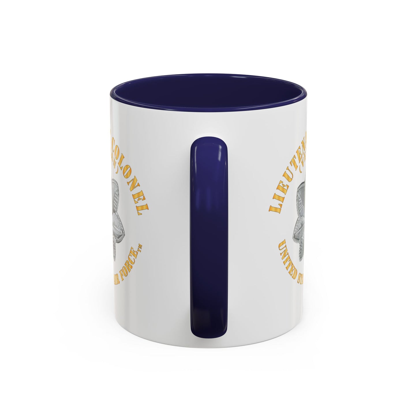 Accent Coffee Mug (11oz & 15oz) - USAF - Lieutenant Colonel - LTC - Veteran - TM X 300