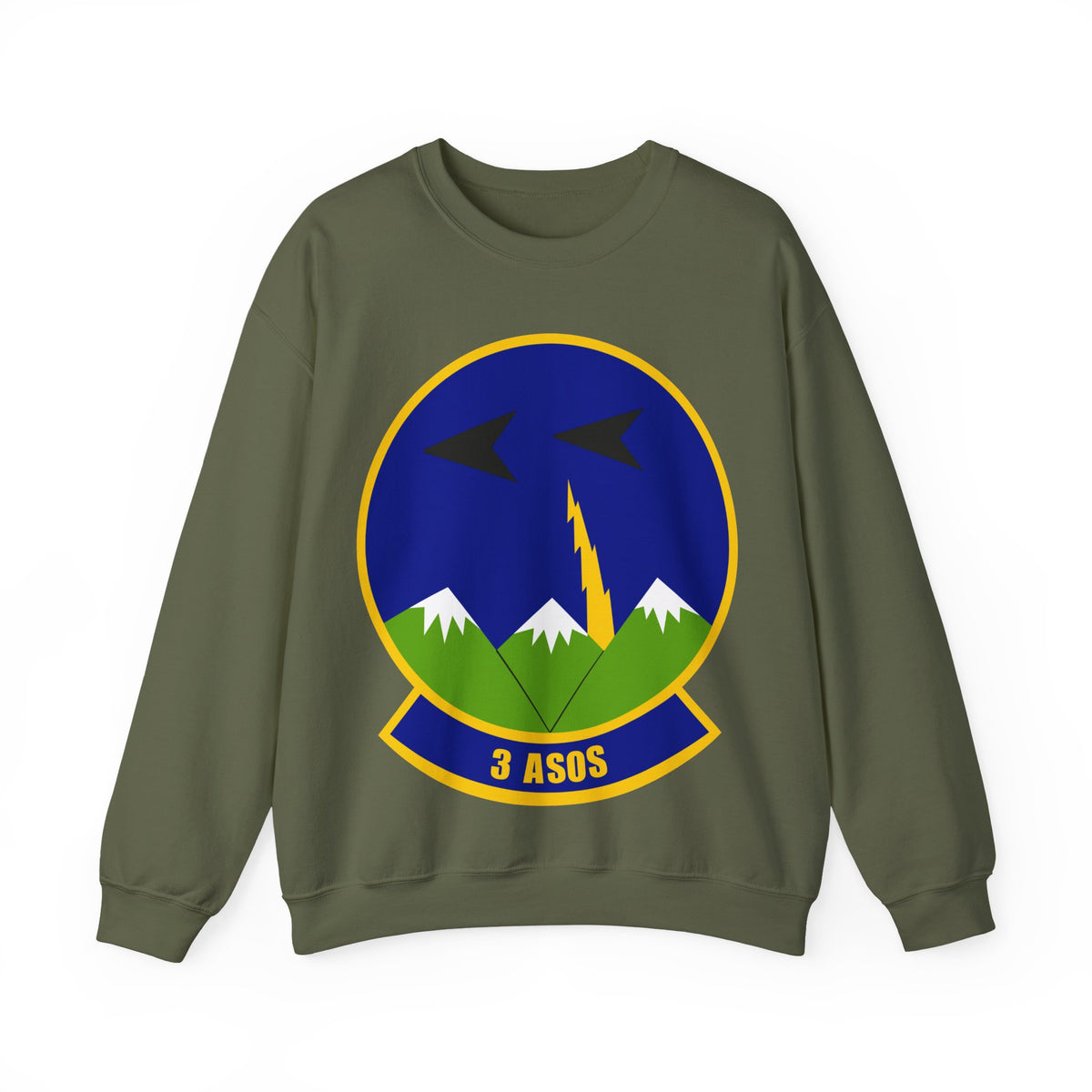 Crewneck Sweatshirt - USAF - 3rd Air Support Operations Squadron wo txt X 300