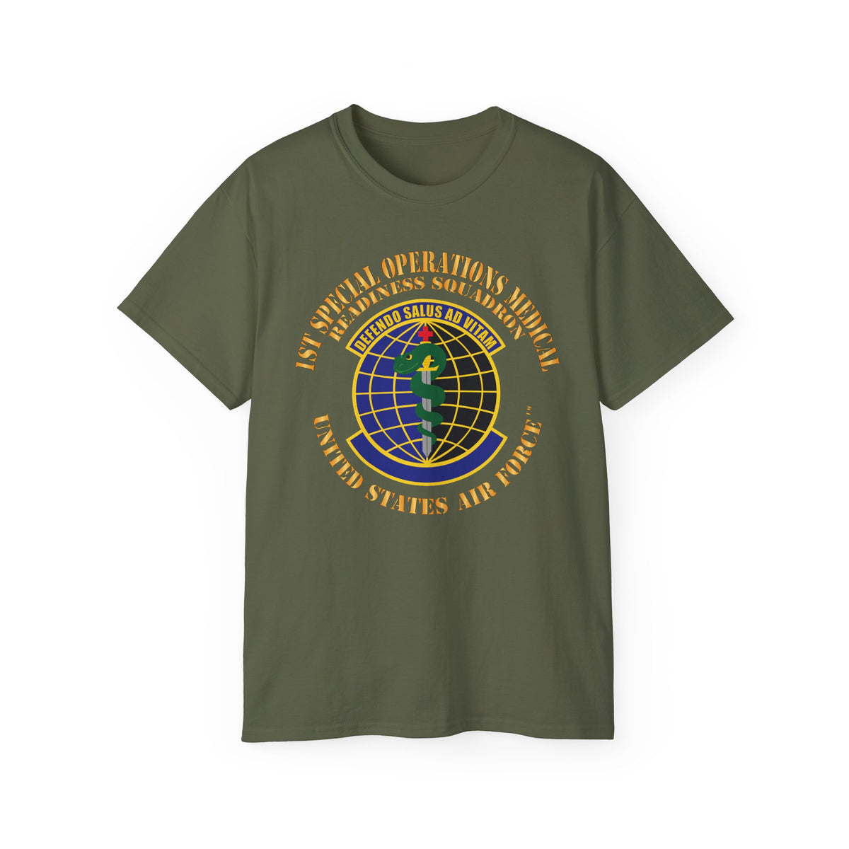 Unisex Ultra Cotton Tee - USAF -  1st Special Operations Medical Readiness Squadron
