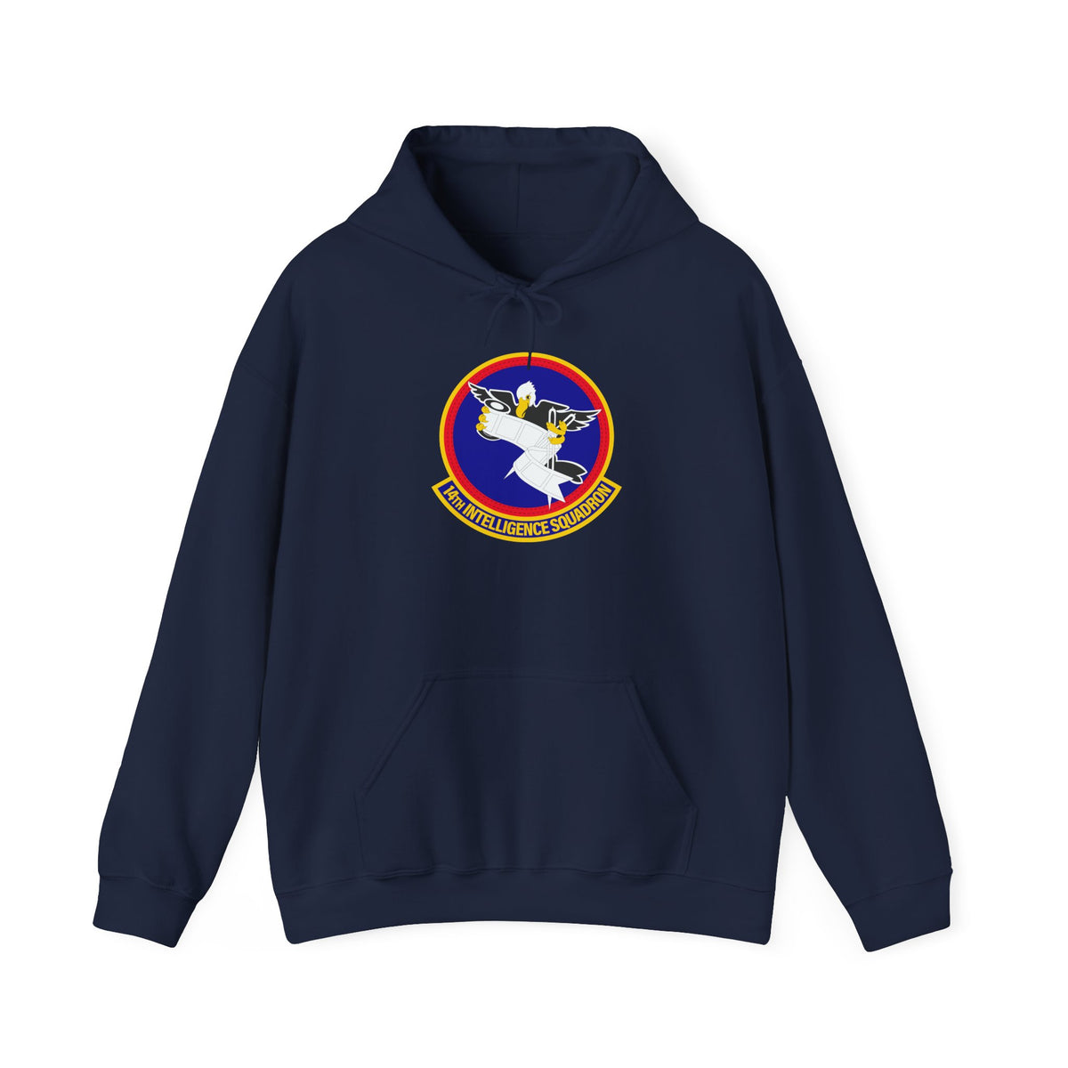 Unisex Heavy Blend Hooded Sweatshirt - USAF - 14th Intelligence Squadron wo txt