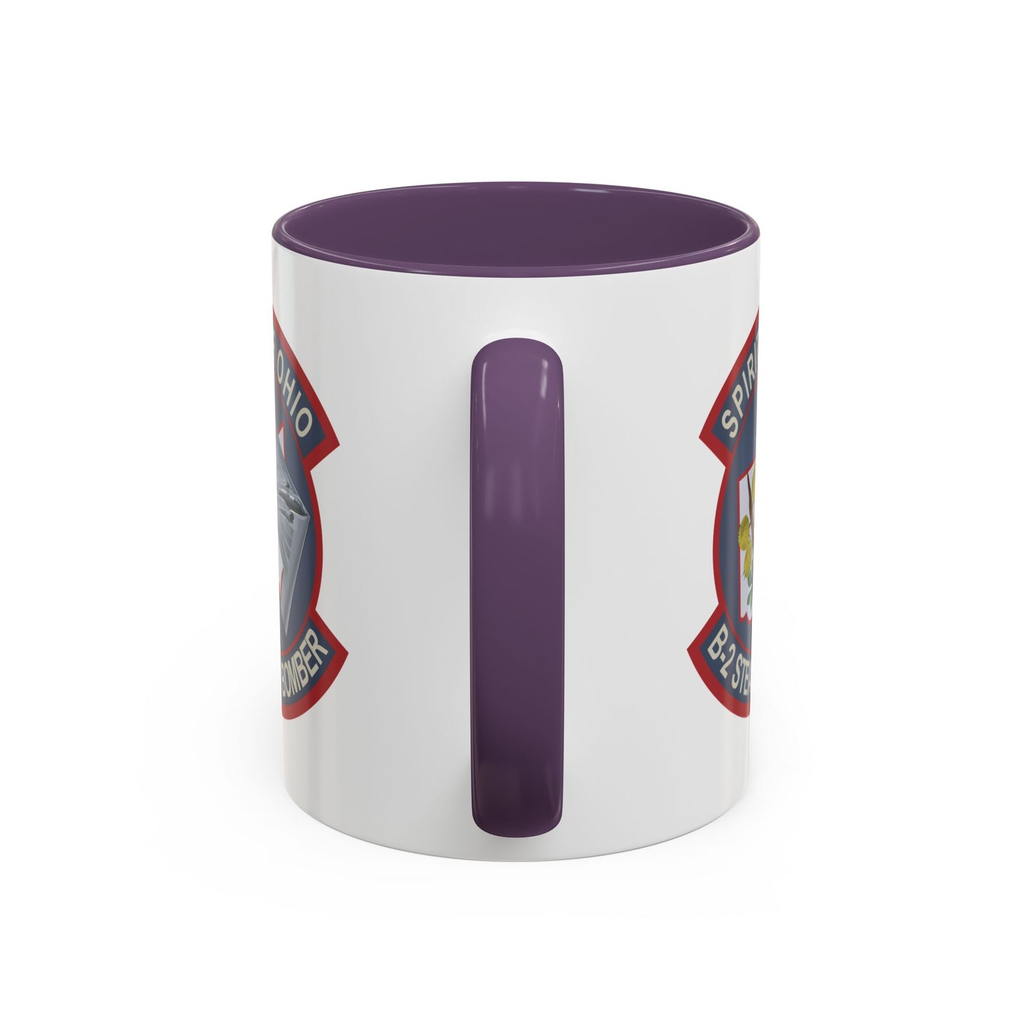 Accent Coffee Mug (11oz & 15oz) - USAF - B2 - Spirit of Ohio - Stealth Bomber wo txt X 300