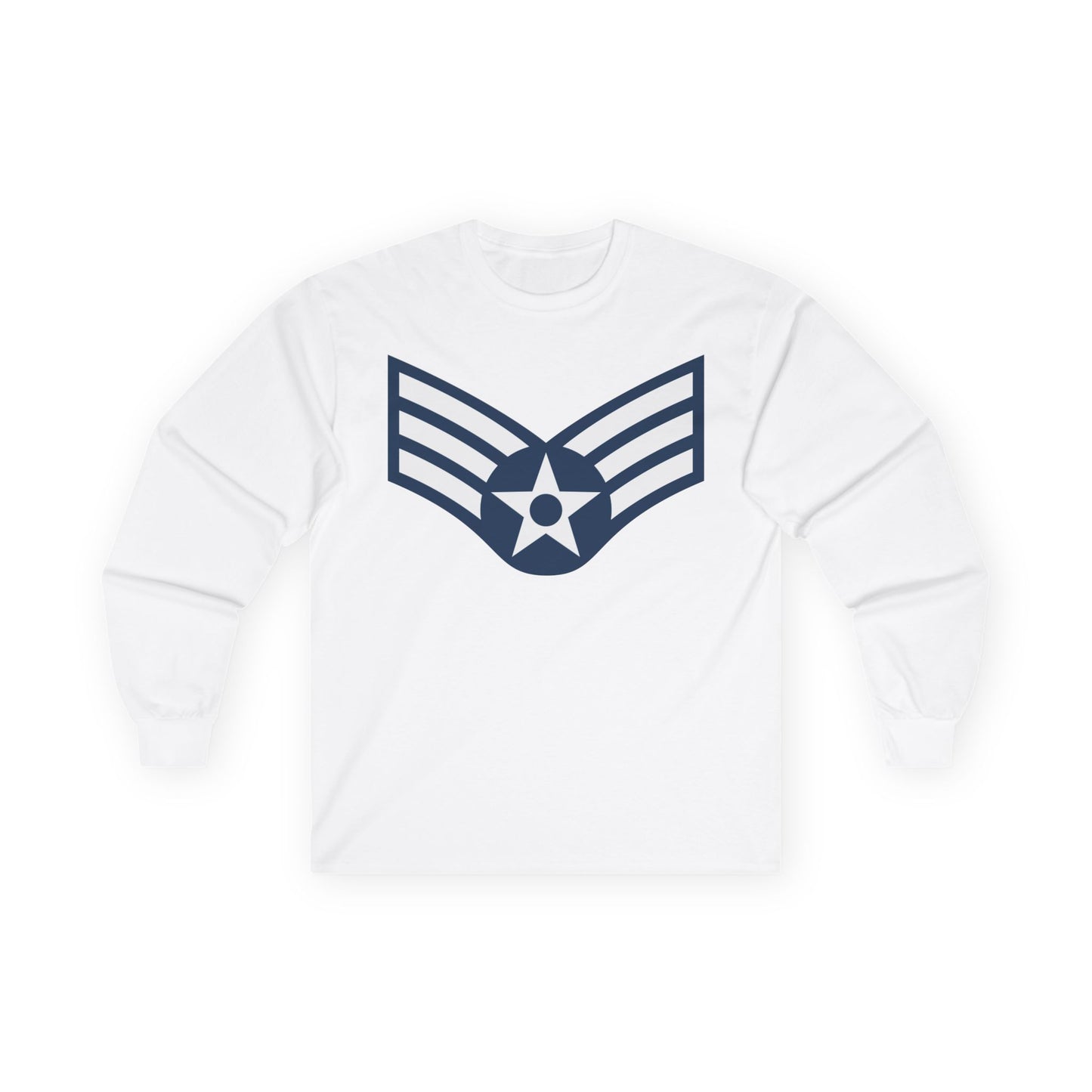 Unisex Ultra Cotton Long Sleeve Tee - USAF - Senior Airman (E4) - 2020