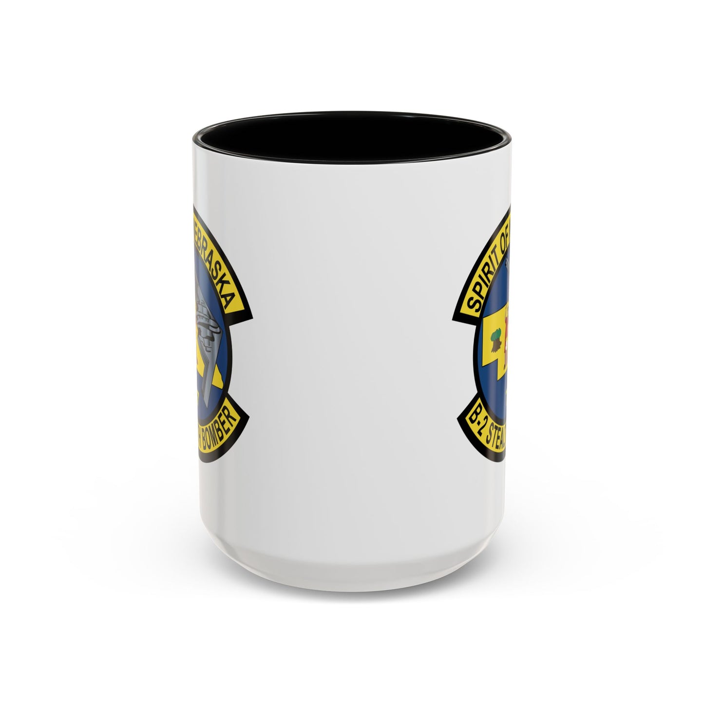 Accent Coffee Mug (11oz & 15oz) - USAF - B2 - Spirit of Nebraska - Stealth Bomber wo txt X 300
