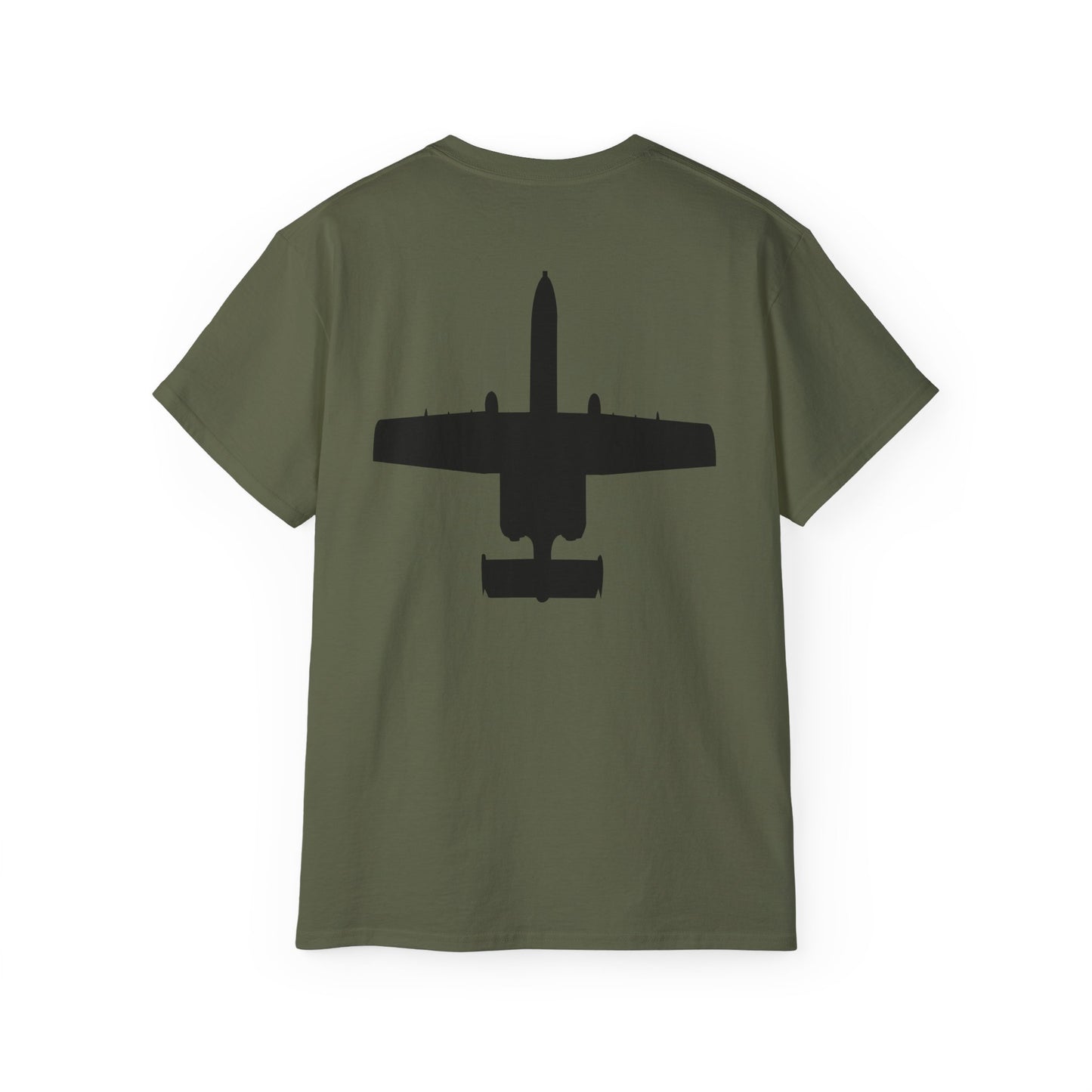 Unisex Ultra Cotton Tee - Aircraft - USAF - A-10 Thunderbolt II - Top - Silhouette X 300