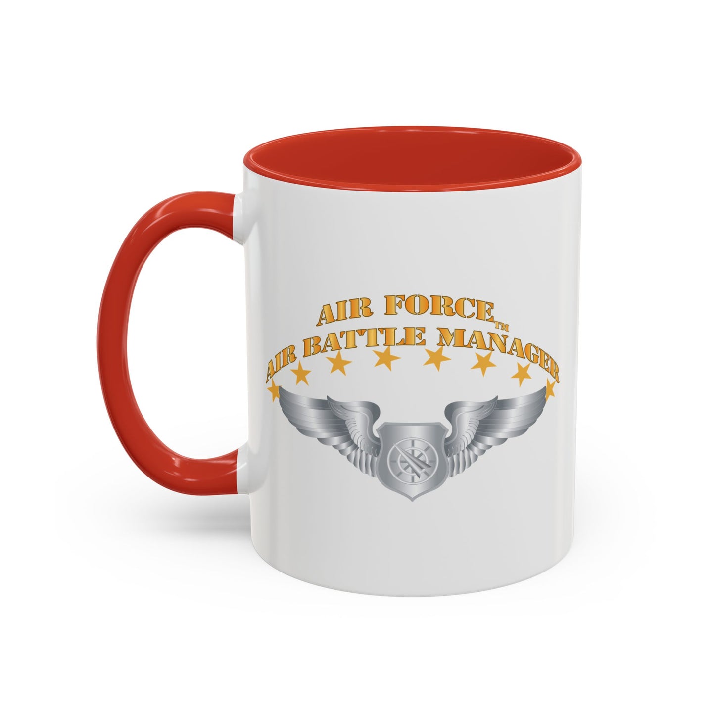 Accent Coffee Mug (11oz & 15oz) - USAF - Air Battle Manager - Basic Wings X 300