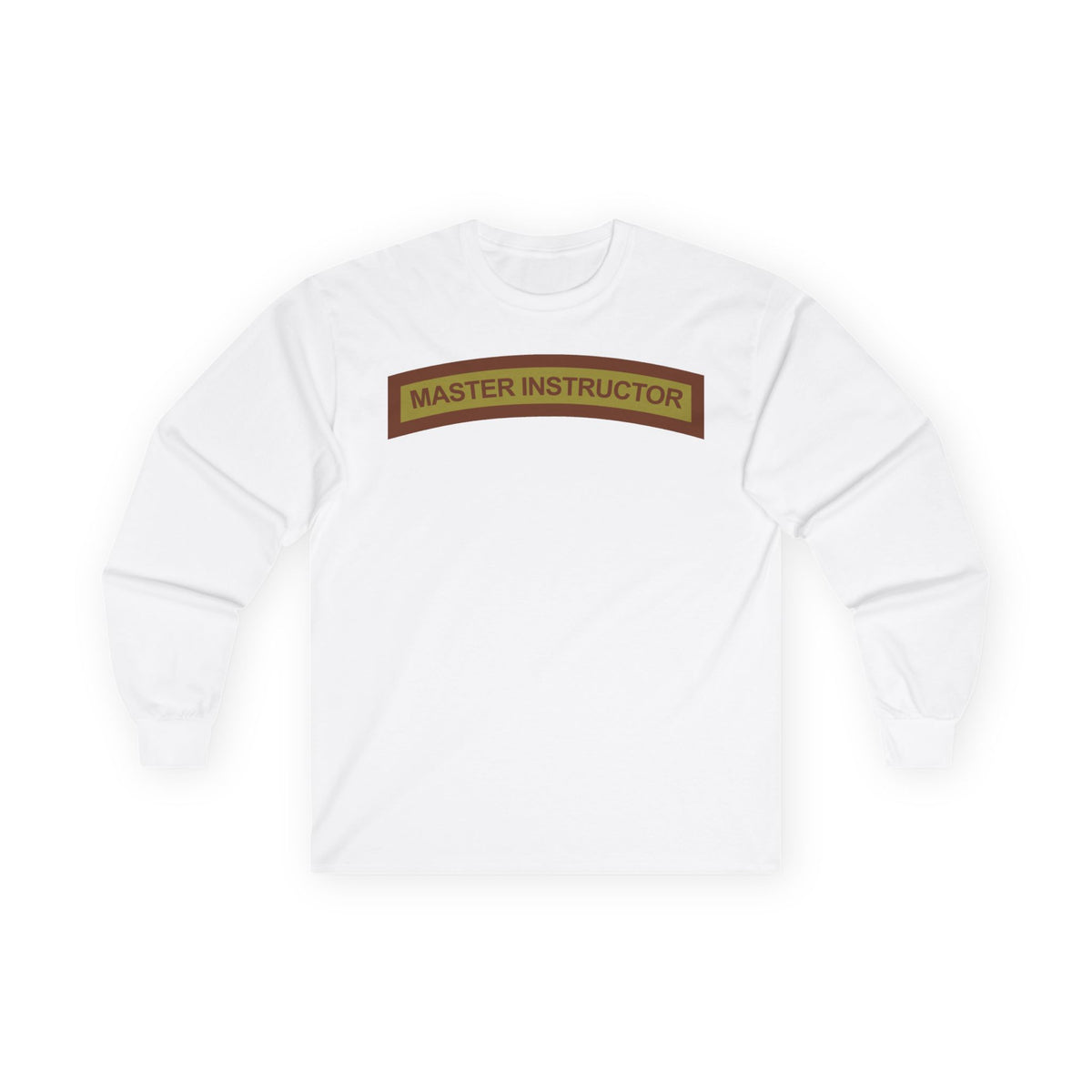 Unisex Ultra Cotton Long Sleeve Tee - USAF - Master Instructor Tab