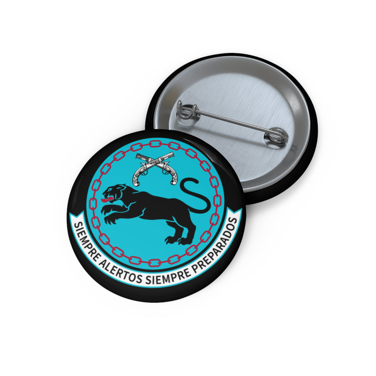 Custom Pin Button - USAF - 4th Security Forces Squadron wo txt
