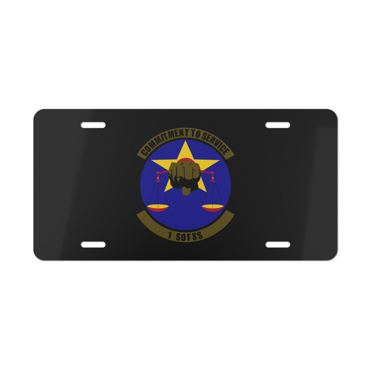 License Plate - USAF - 1st Special Operations Force Support Sq wo txt X 300