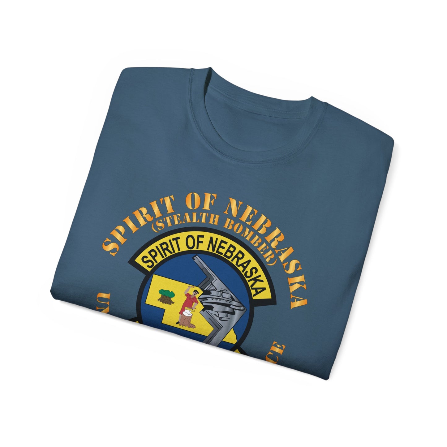 Unisex Ultra Cotton Tee - USAF - B2 - Spirit of Nebraska - Stealth Bomber X 300