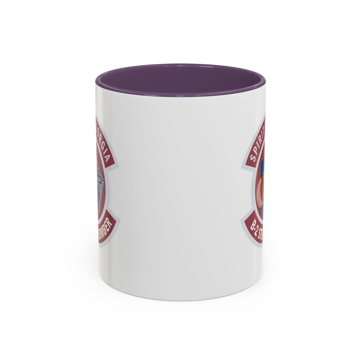 Accent Coffee Mug (11oz & 15oz) - USAF - B2 - Spirit of Georgia - Stealth Bomber wo txt X 300
