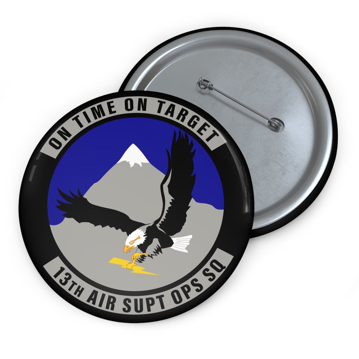 Custom Pin Button - USAF - 13th Air Support Operations Squadron wo txt