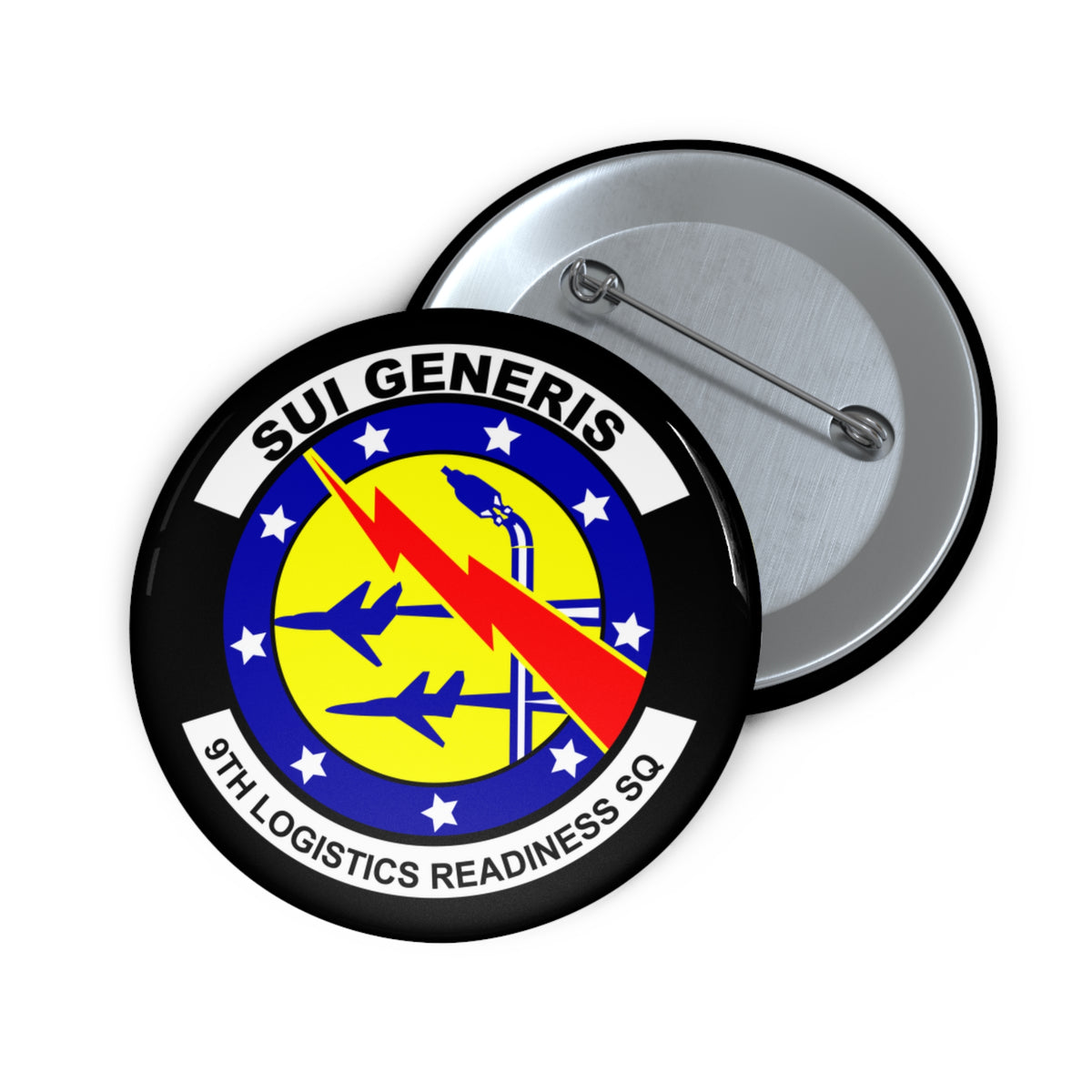 Custom Pin Button - USAF - 9th Logistics Readiness Squadron wo txt X 300